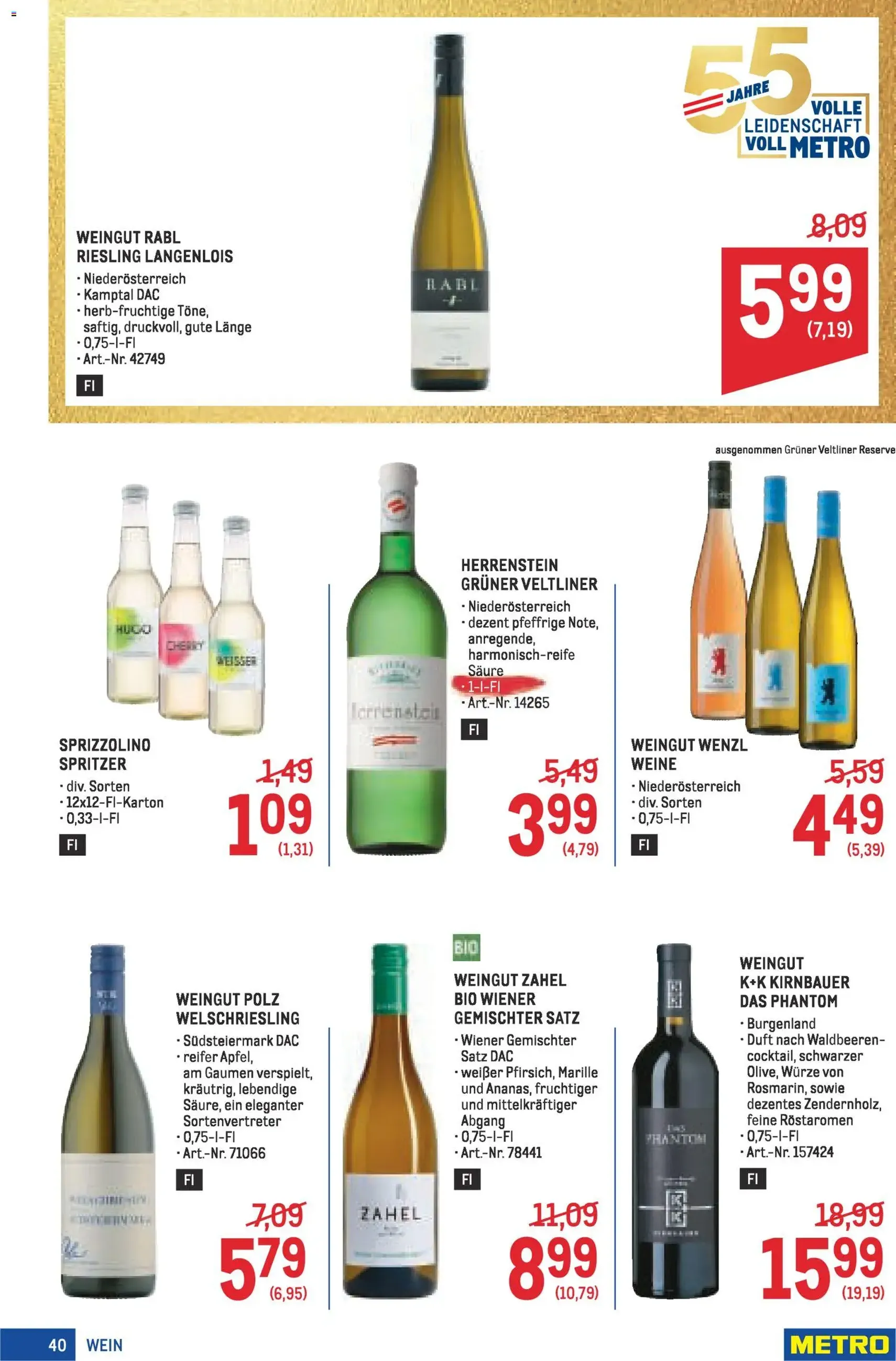 Metro Profi - Gültiger Prospekt ab 19.03.2026, Seite 40 von insgesamt 64
