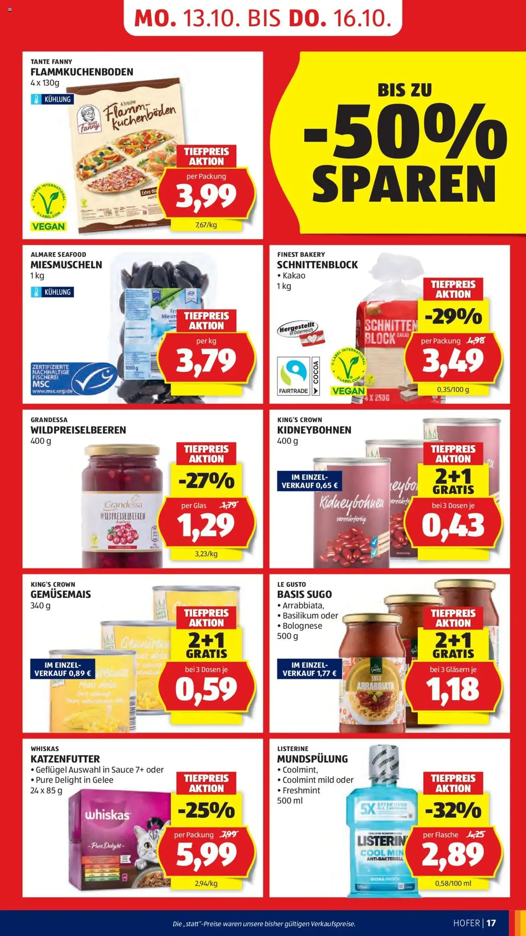 Hofer Flugblatt - Gültiger Prospekt ab 10.10.2025, Seite 19 von insgesamt 40