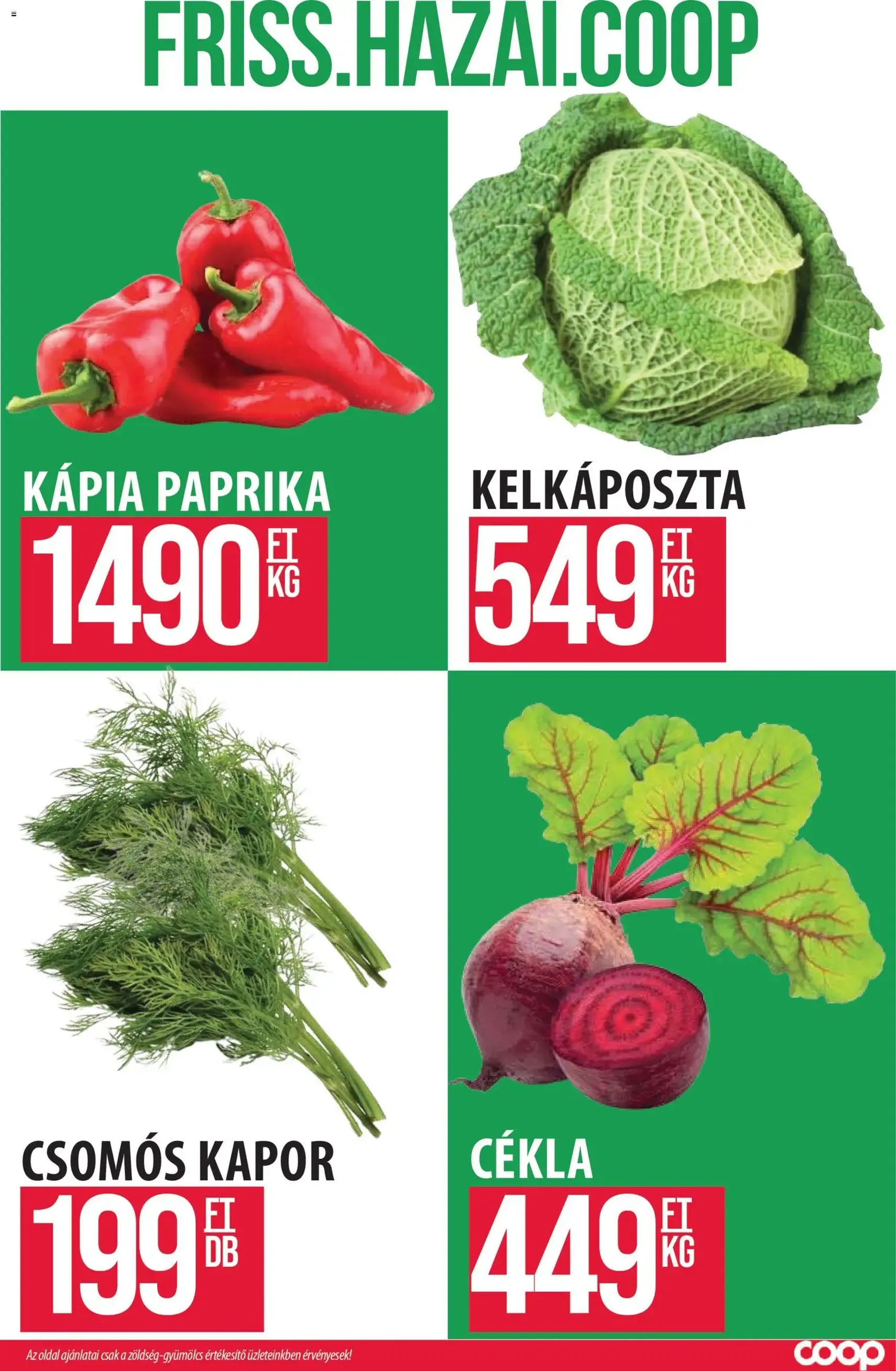 COOP Szolnok akciós újság - 2026.08.06. érvényes szórólap 2 oldal 19 oldalból