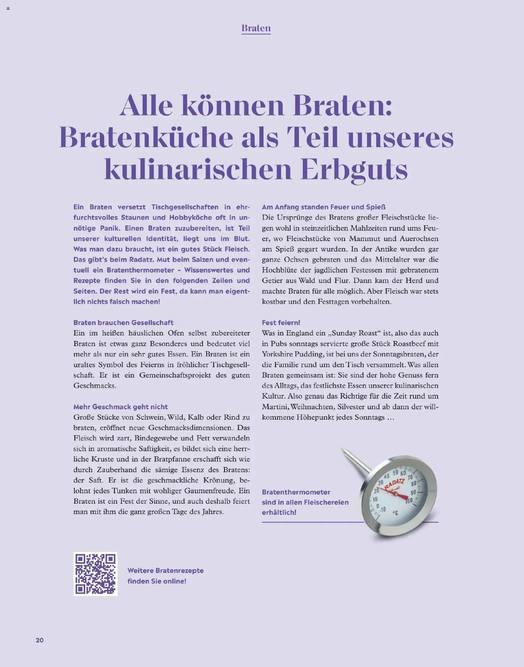 Radatz Schmeckt - Gültiger Prospekt ab 01.11.2025, Seite 20 von insgesamt 60