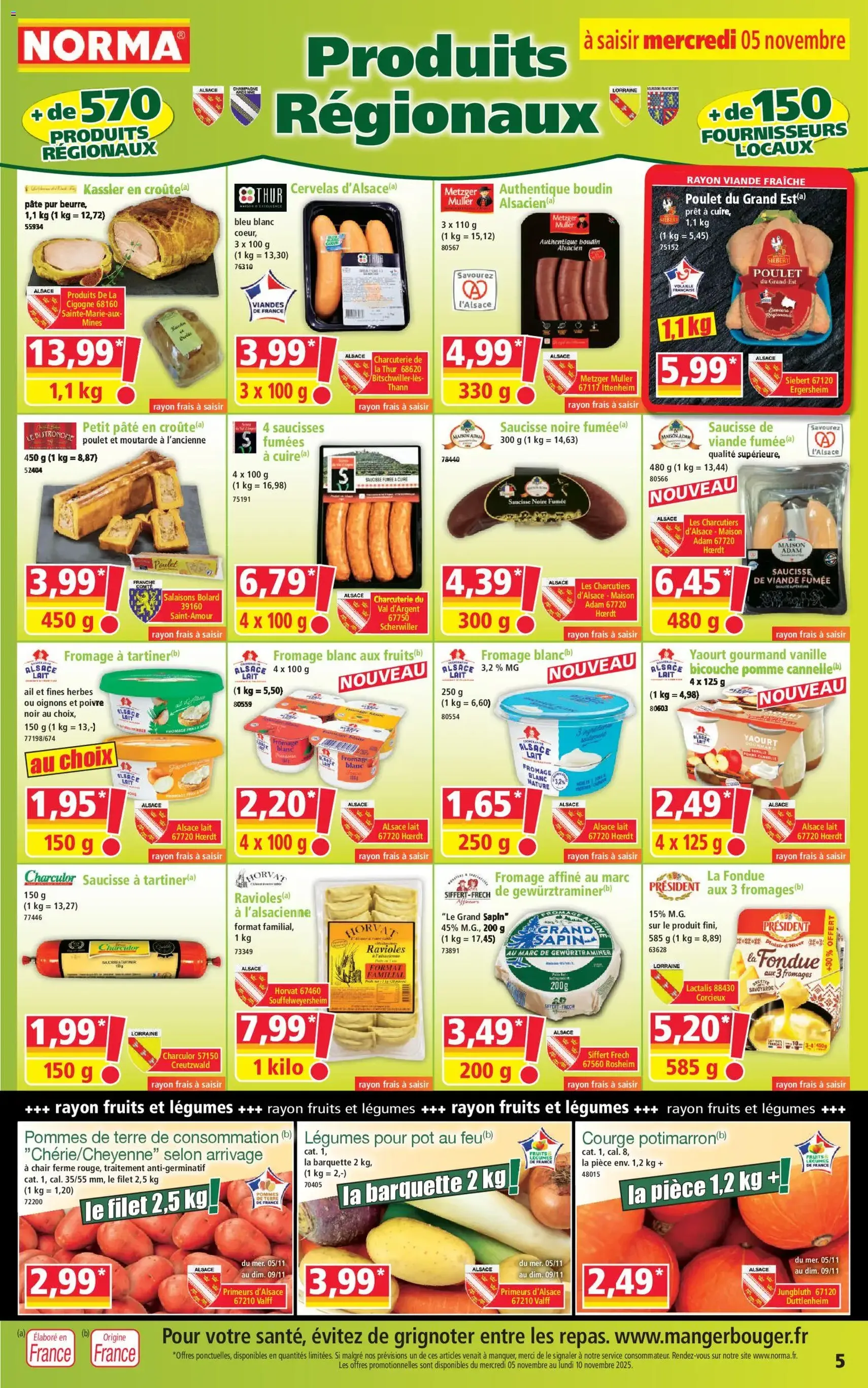 Norma catalogue - brochure valable à partir du 05/11/2025, page 5 sur 12