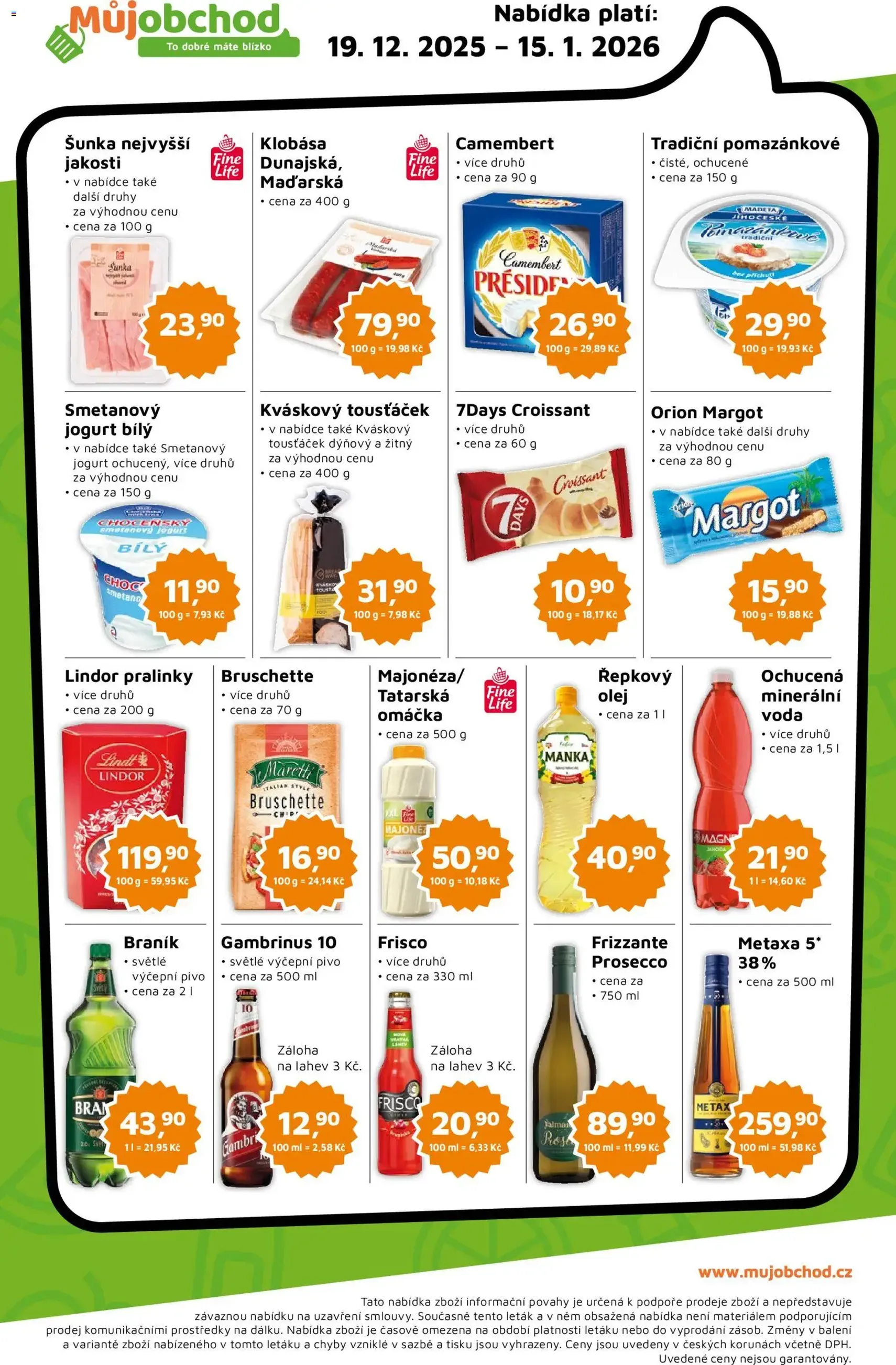 Můj obchod leták - platný leták od 19.12.2025 strana 2 z 2