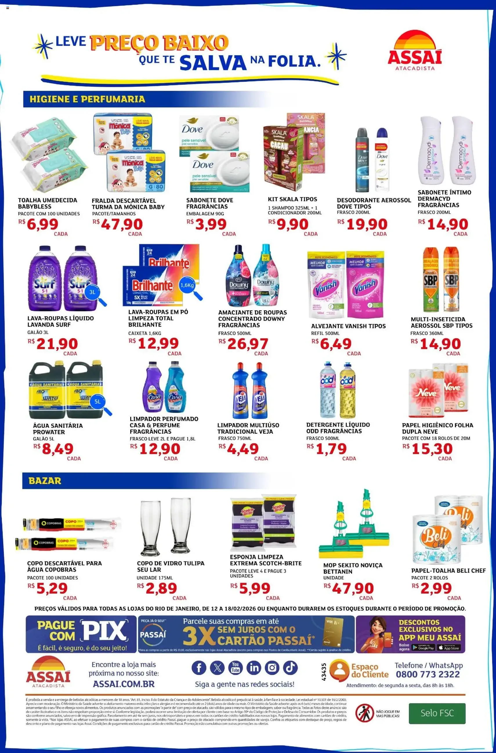 Encarte Assaí Atacadista - folheto válido a partir de 12/02/2026 página 4 de 4