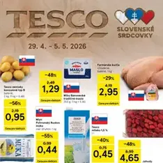 Tesco Hypermarket - leták - náhľad letáku platný od 29.04.2026