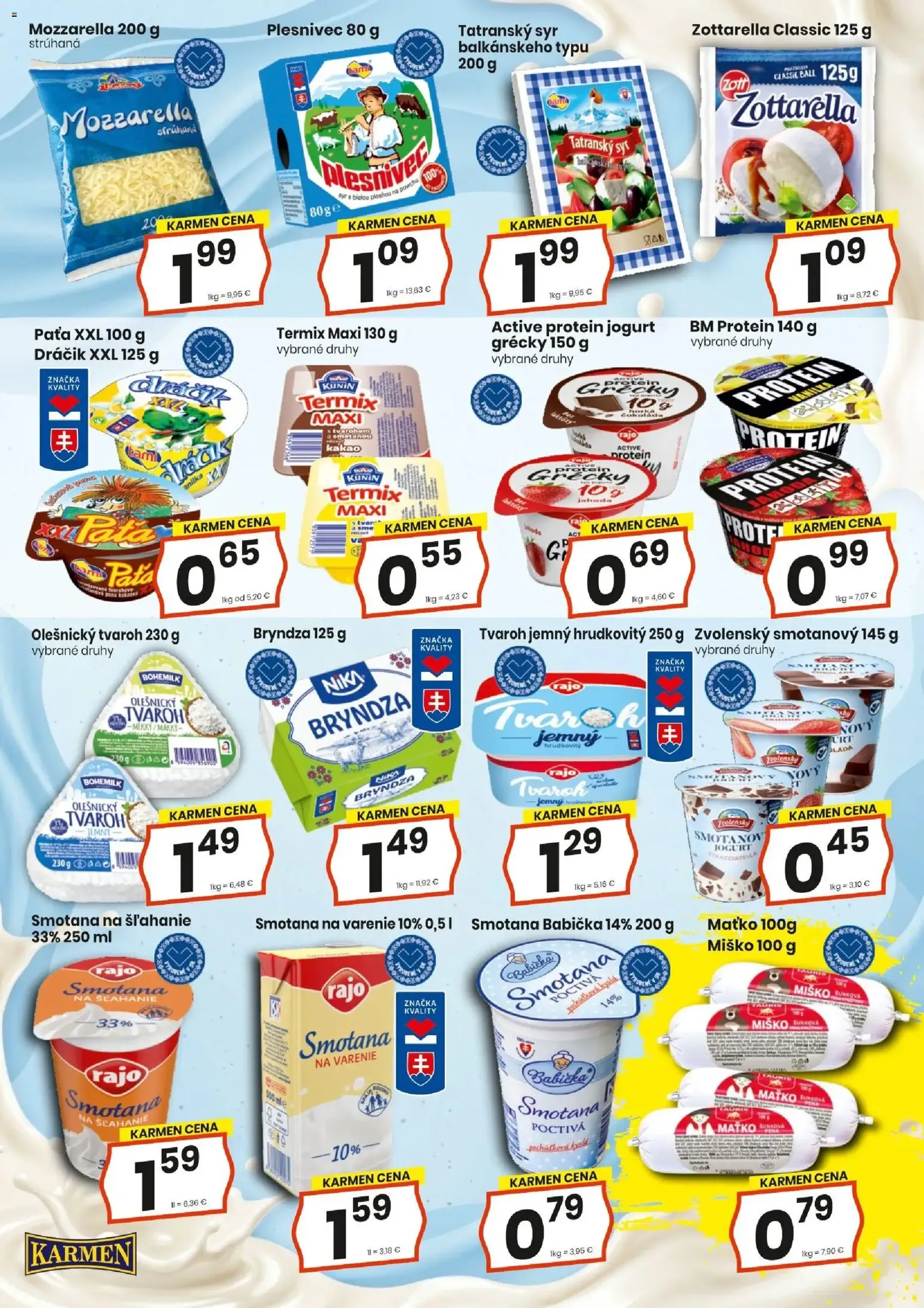KARMEN CBA leták - platný leták od 20.08.2026 strana 6 z 16