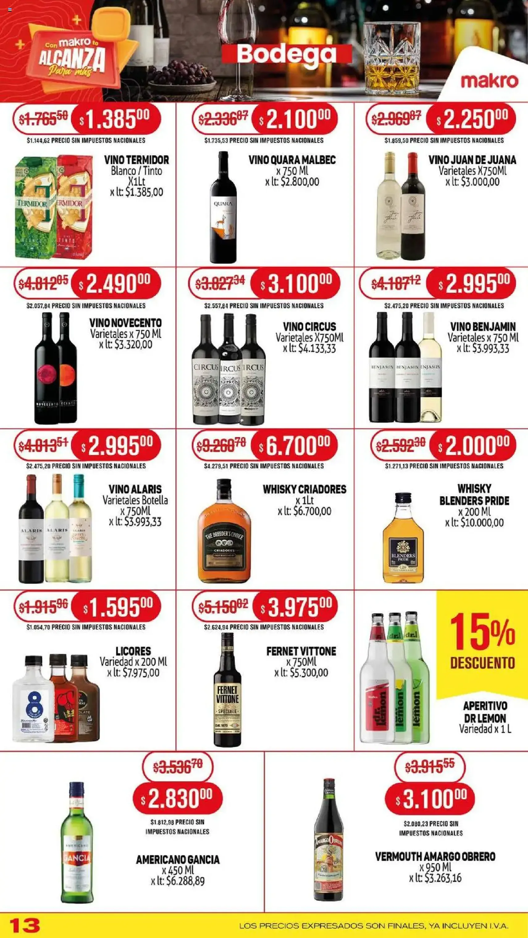 Makro ofertas - folleto válido desde 07/08/2025 página 13 de 19