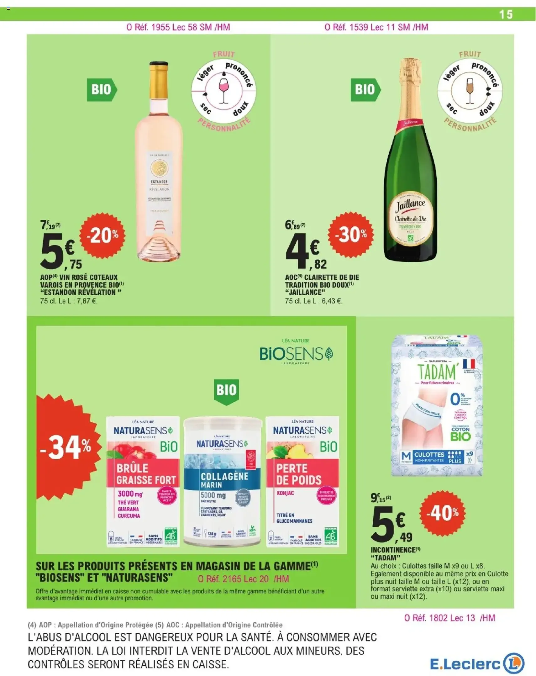 E.Leclerc catalogue de la semaine 22 - brochure valable à partir du 26/05/2026, page 15 sur 66