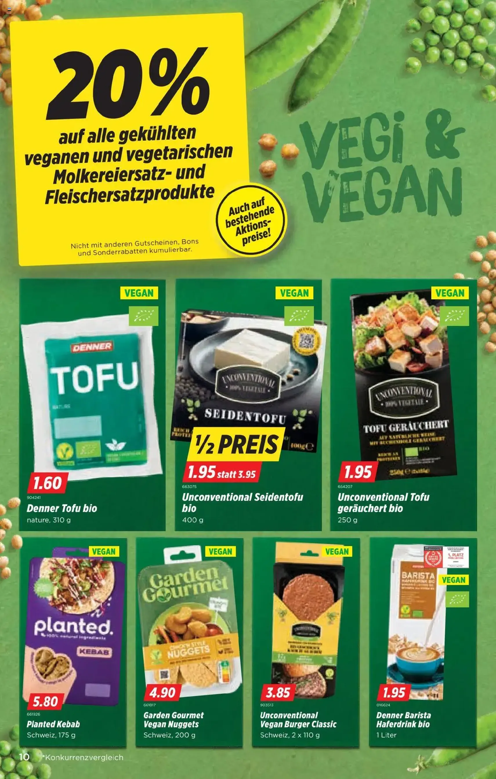 Denner Aktionen - Gültiger Prospekt ab 14.10.2025, Seite 10 von insgesamt 24 Denner Aktionen - Gültiger Prospekt ab 14.10.2025, Seite 10 von insgesamt 24
