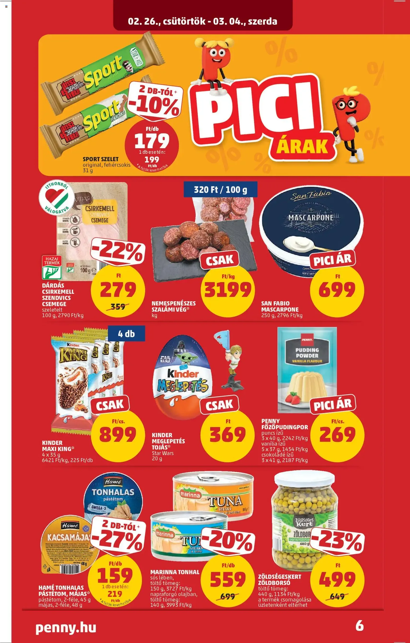 PENNY Akciós újság - 2026.02.26. érvényes szórólap 8 oldal 39 oldalból