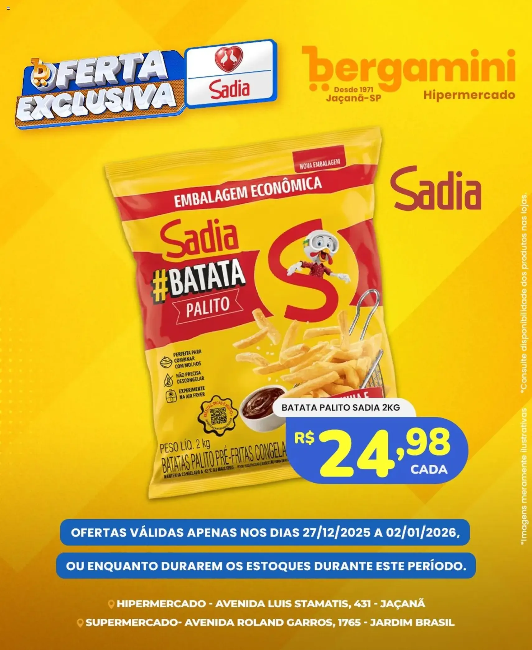 Supermercado Bergamini - Ofertas Sadia e Perdigão - folheto válido a partir de 27/12/2025 página 4 de 7