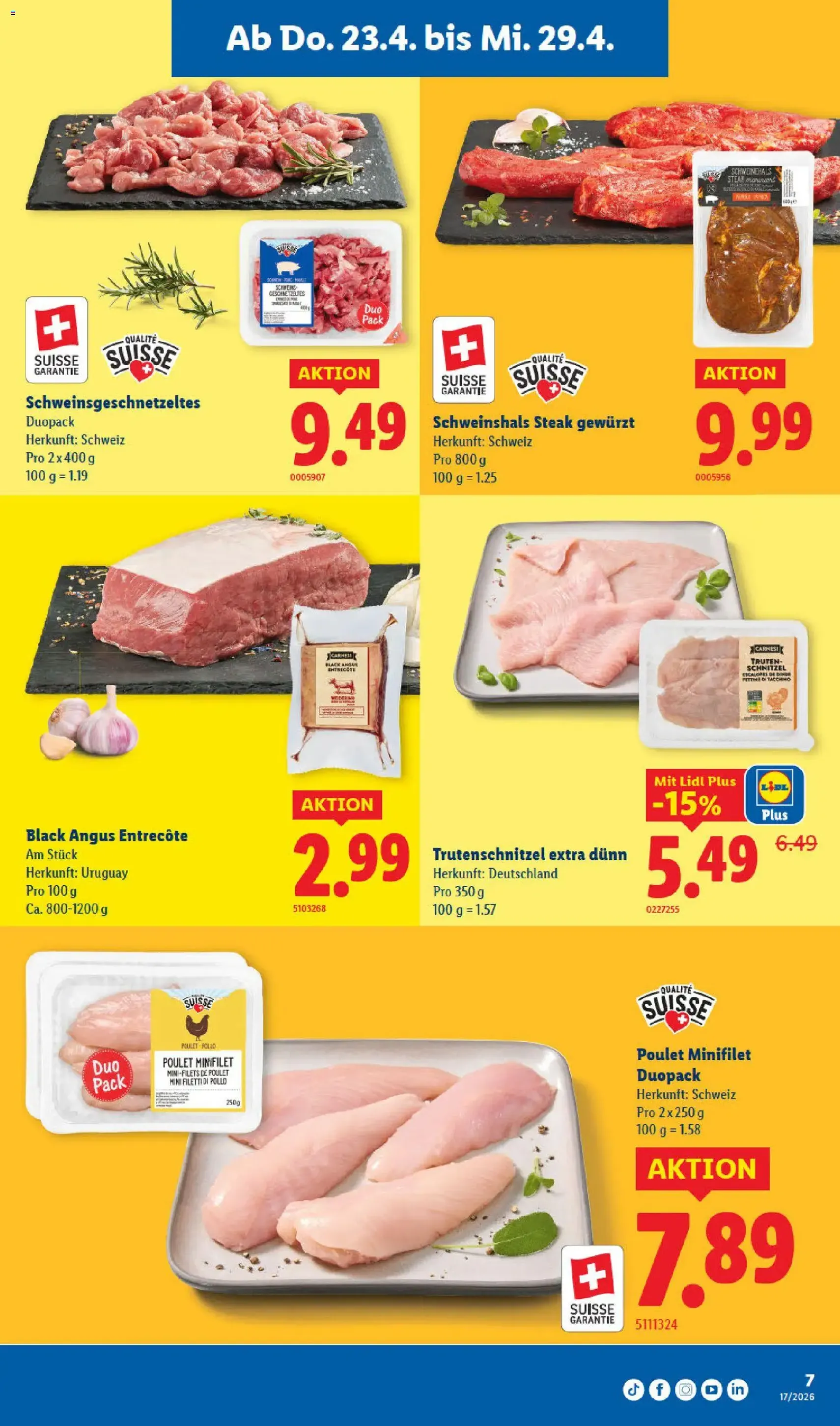 Lidl aktionen - Gültiger Prospekt ab 23.04.2026, Seite 7 von insgesamt 32