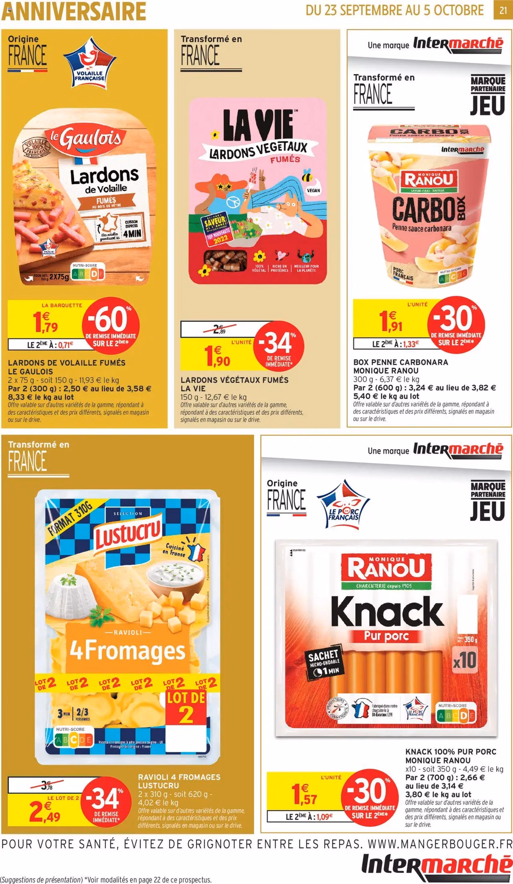 Intermarché catalogue semaine 39 - brochure valable à partir du 23/09/2025, page 21 sur 52