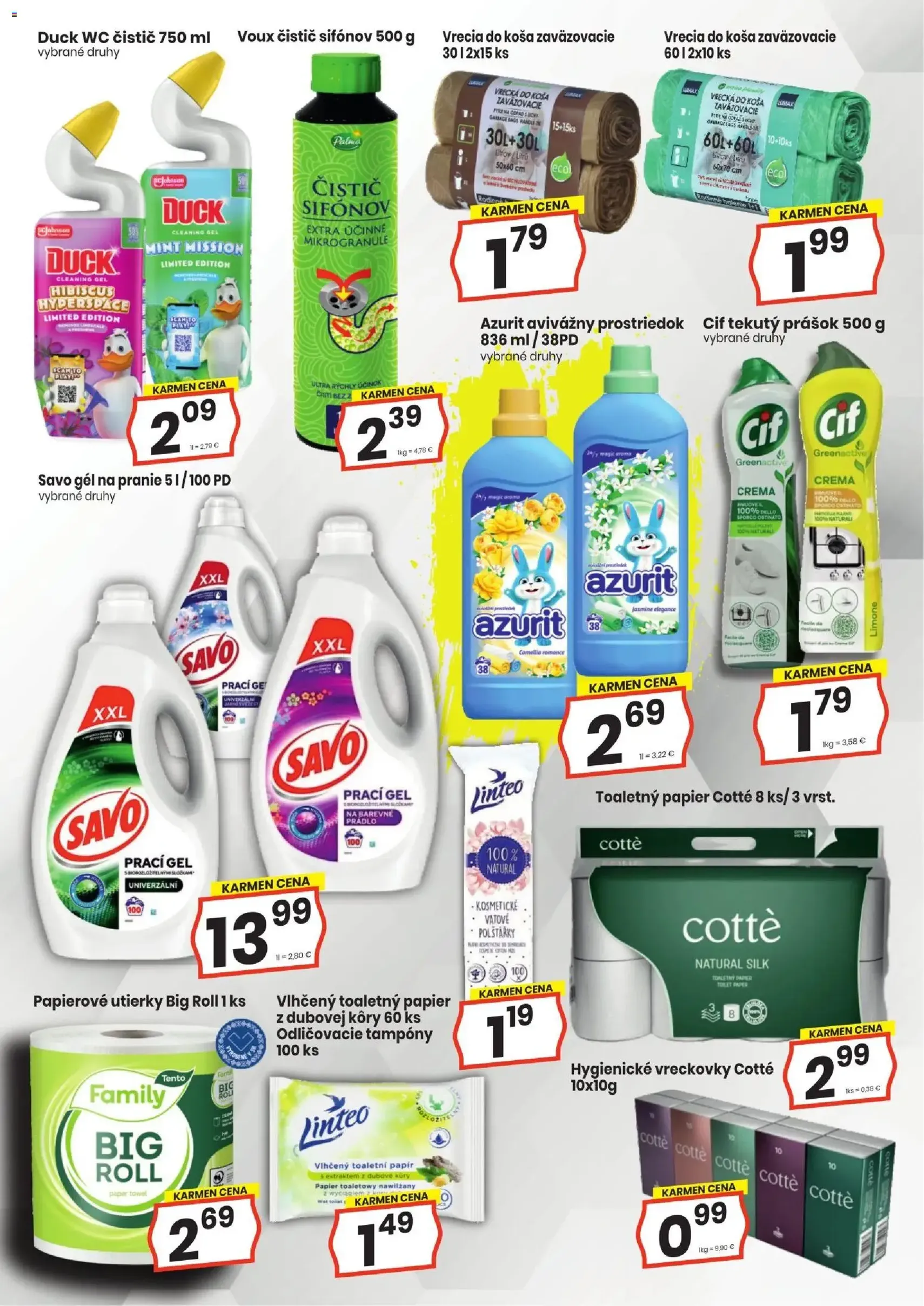 KARMEN CBA leták - platný leták od 19.03.2026 strana 15 z 16