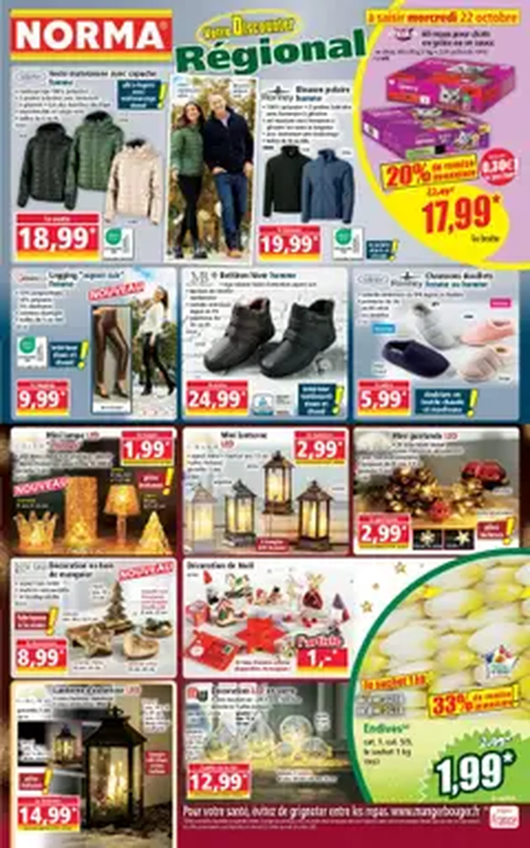 Norma catalogue - brochure valable à partir du 22/10/2025, page 1 sur 1