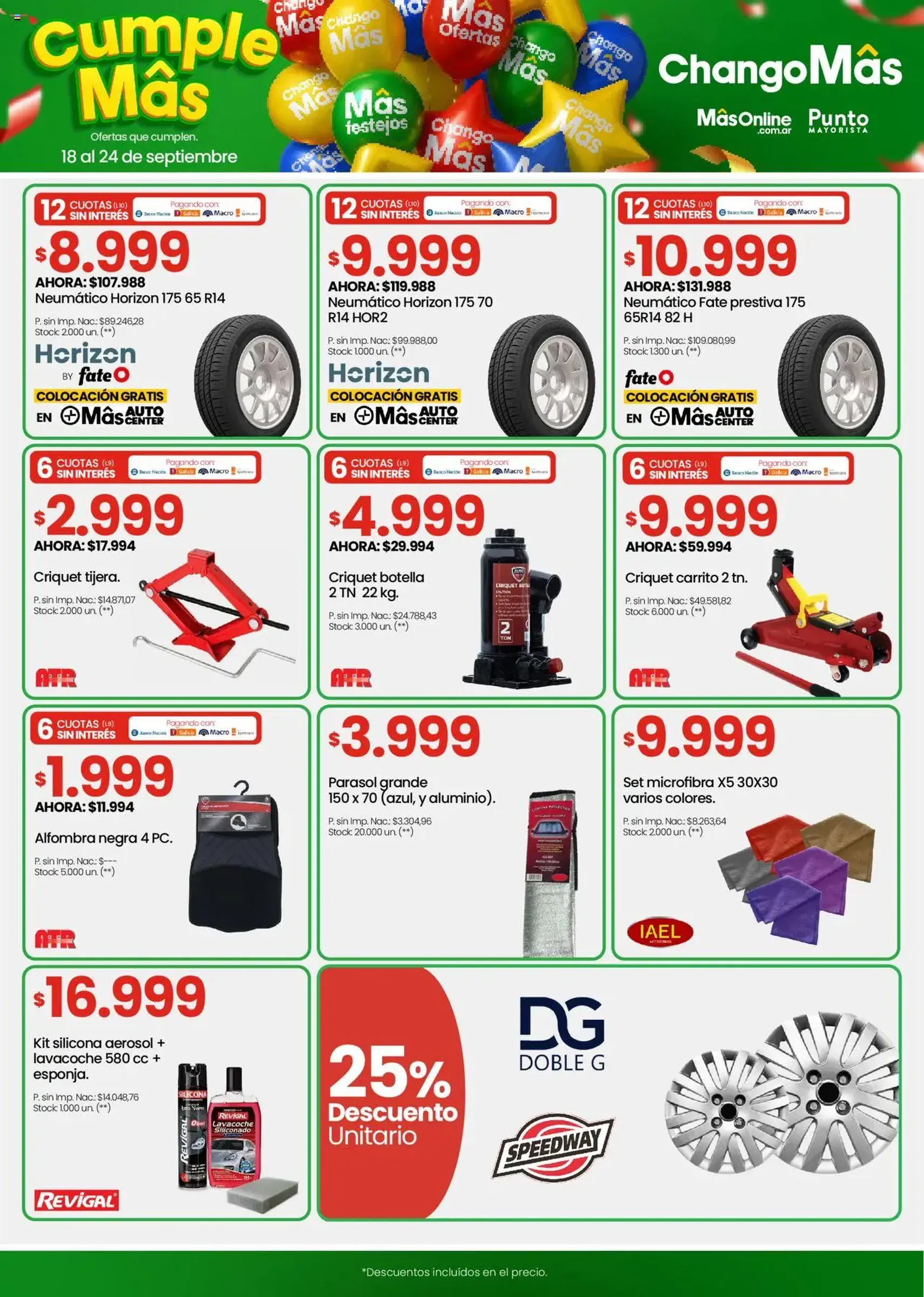 Changomas ofertas - folleto válido desde 18/09/2025 página 14 de 16