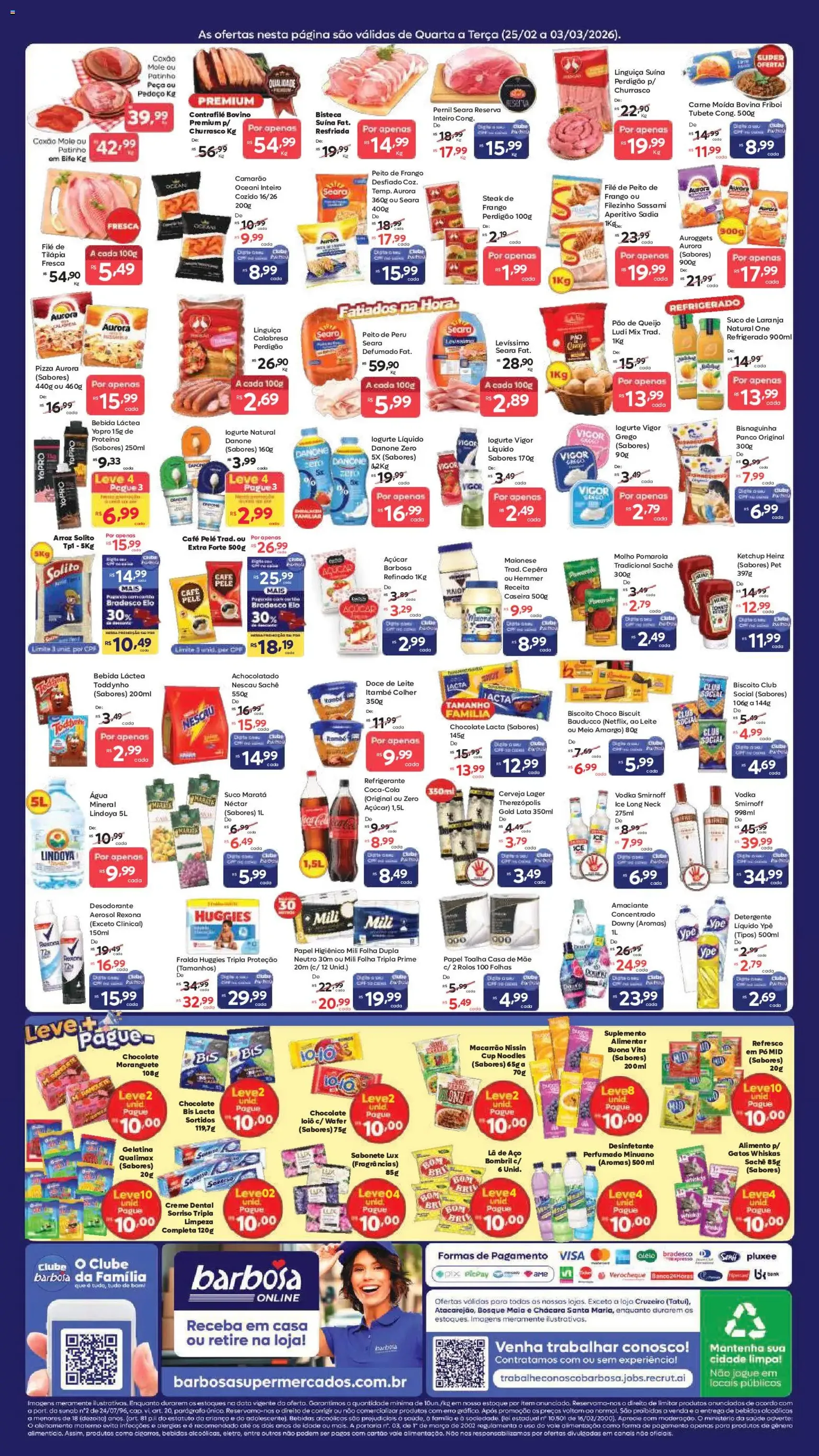 Barbosa Supermercados - Ofertas da semana - folheto válido a partir de 25/02/2026 página 2 de 2