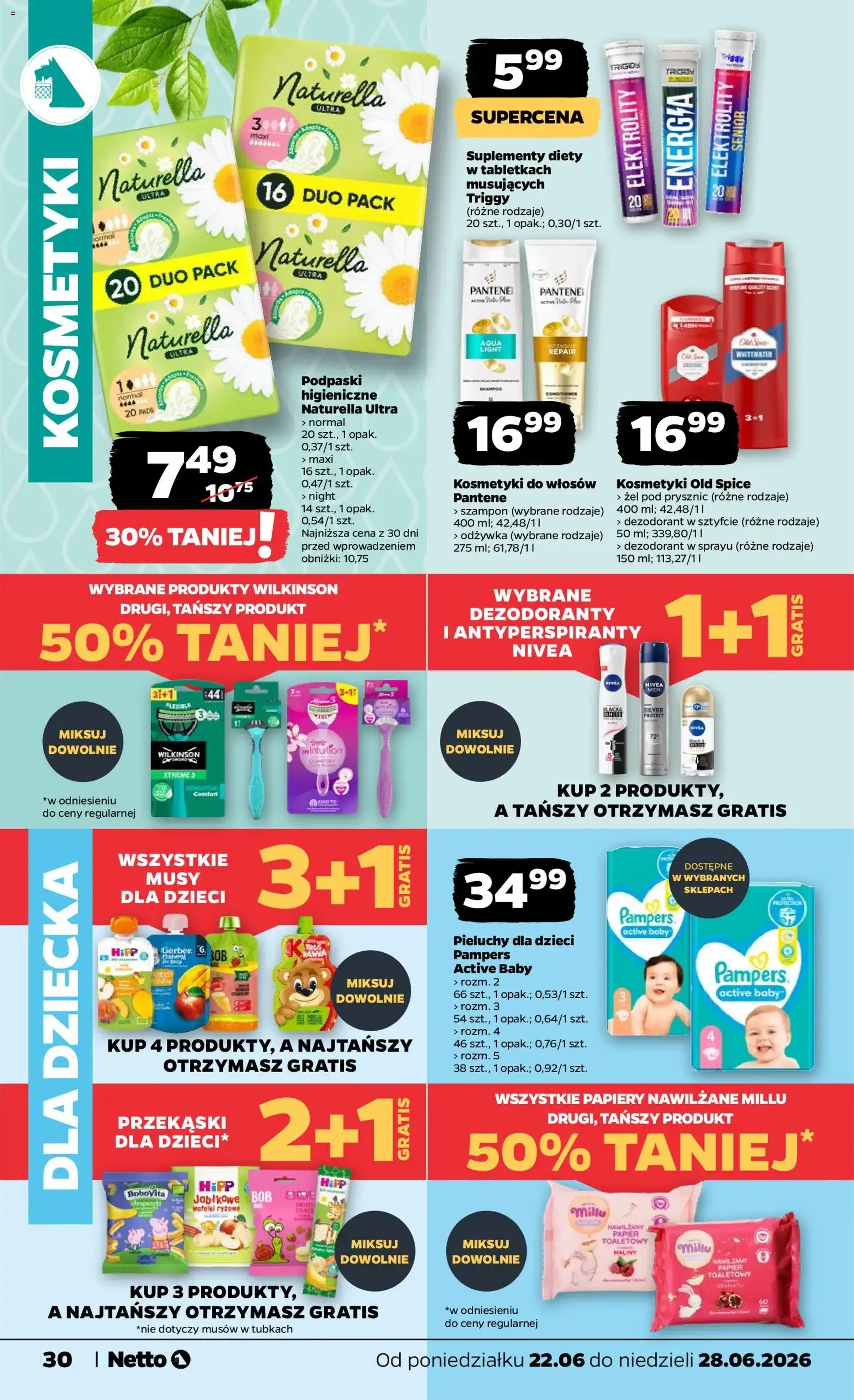 Netto gazetka od poniedziałku spożywcza - ważny gazetka od 22.06.2026 strona 30 z 35