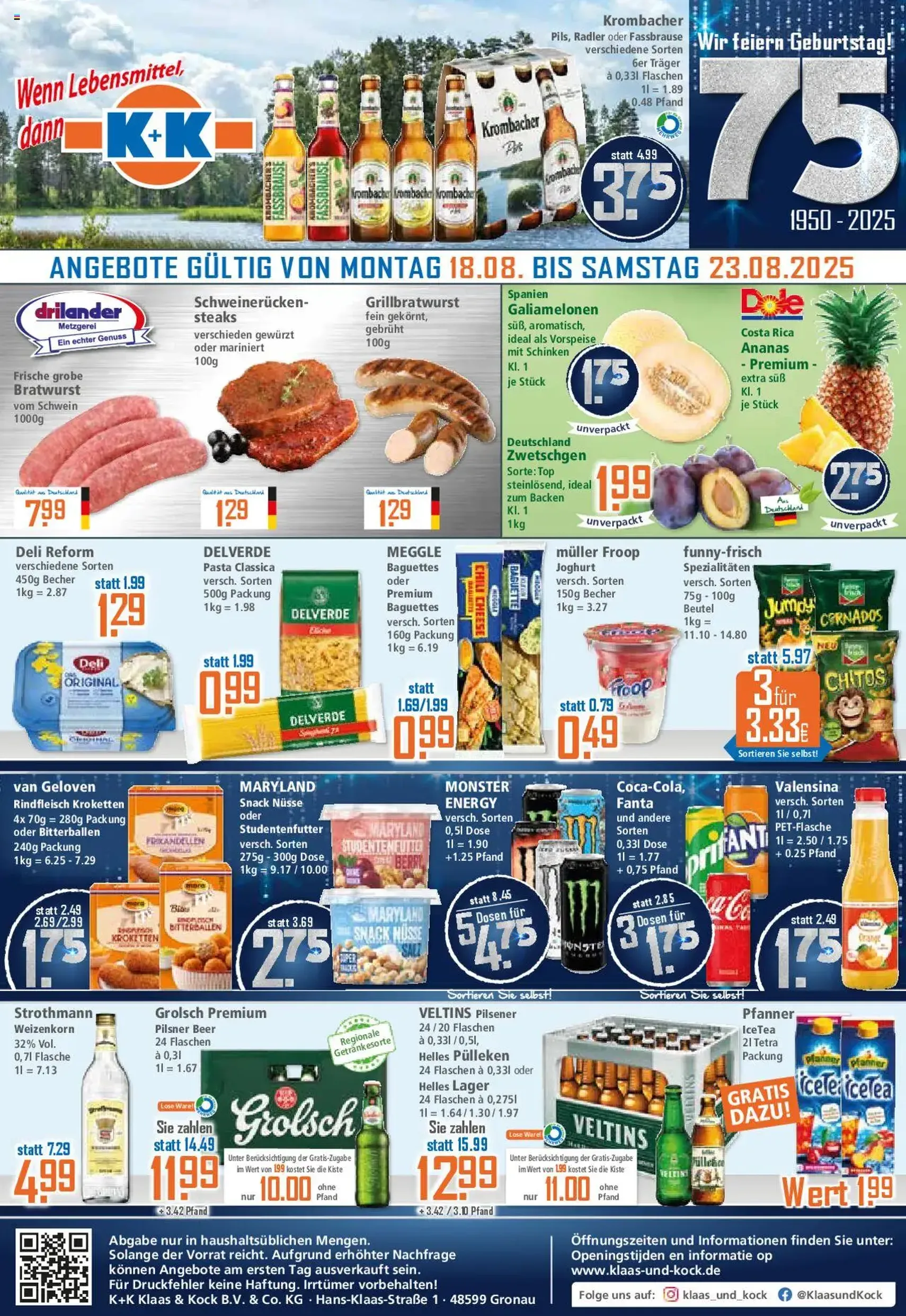 Klaas & Kock Prospekt - Gültiger Prospekt ab 18.08.2025, Seite 1 von insgesamt 12