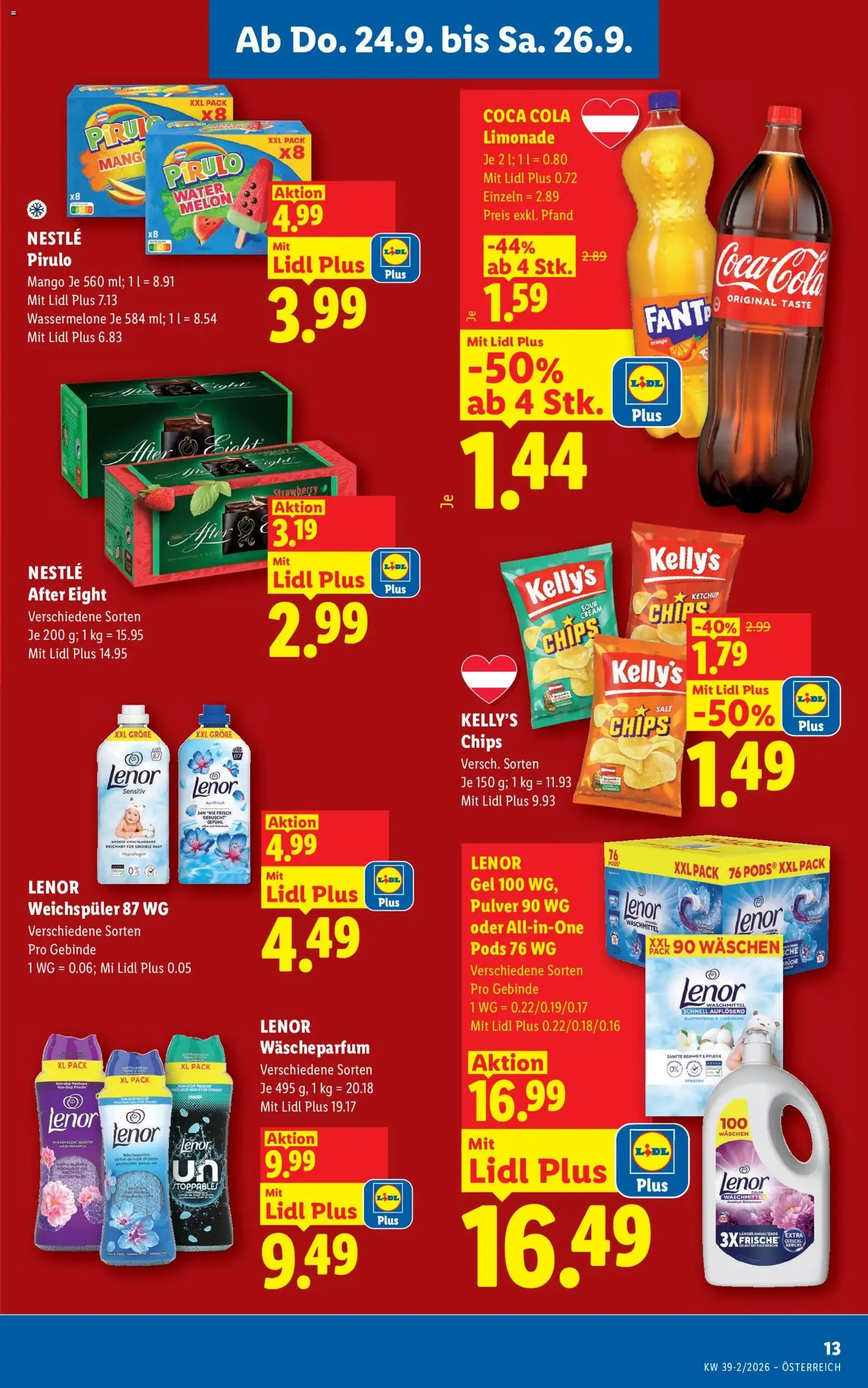 Lidl - Flugblatt - Gültiger Prospekt ab 24.09.2026, Seite 15 von insgesamt 55