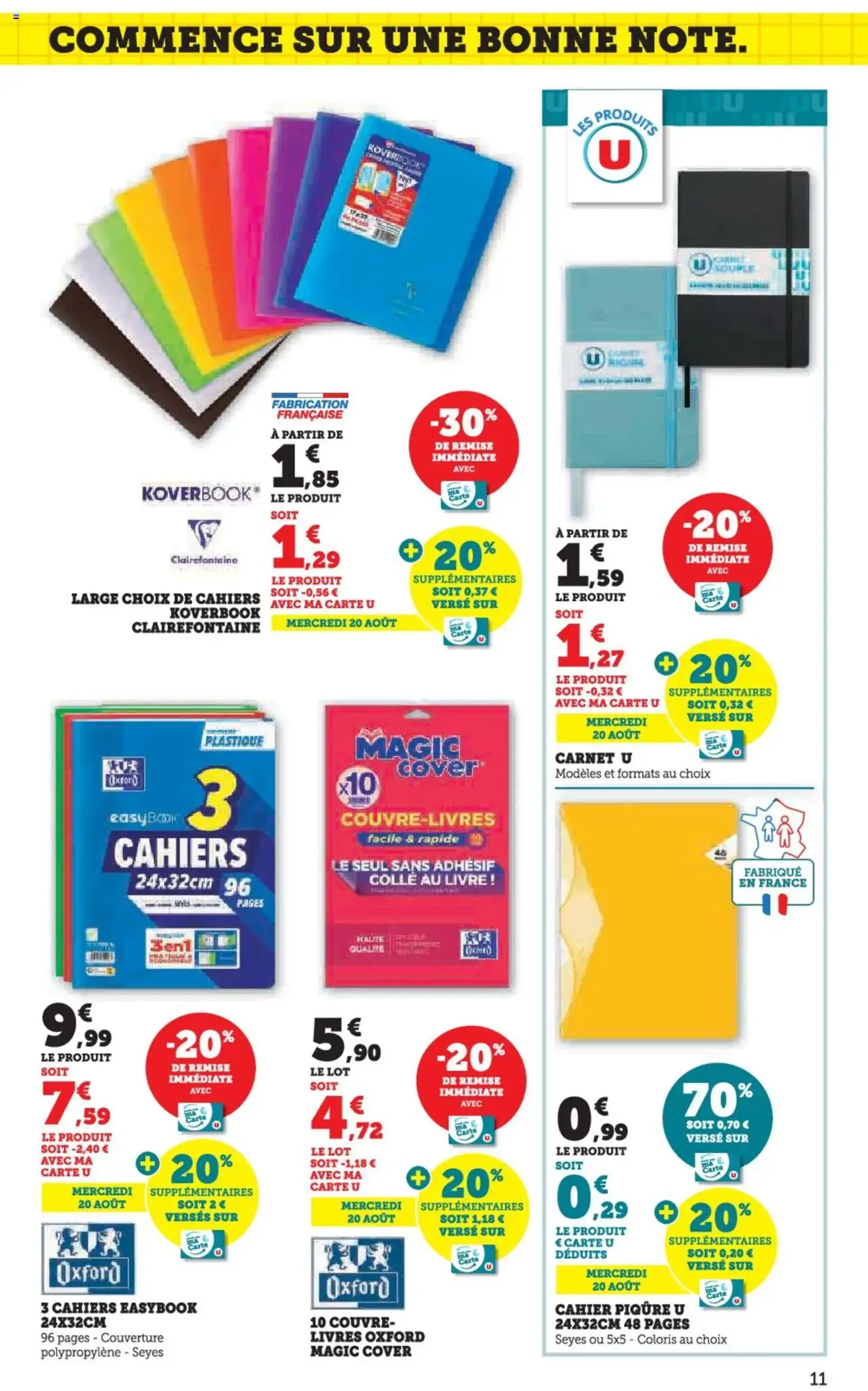 Hyper U catalogue - brochure valable à partir du 12/08/2025, page 11 sur 96 Hyper U catalogue - brochure valable à partir du 12/08/2025, page 11 sur 96