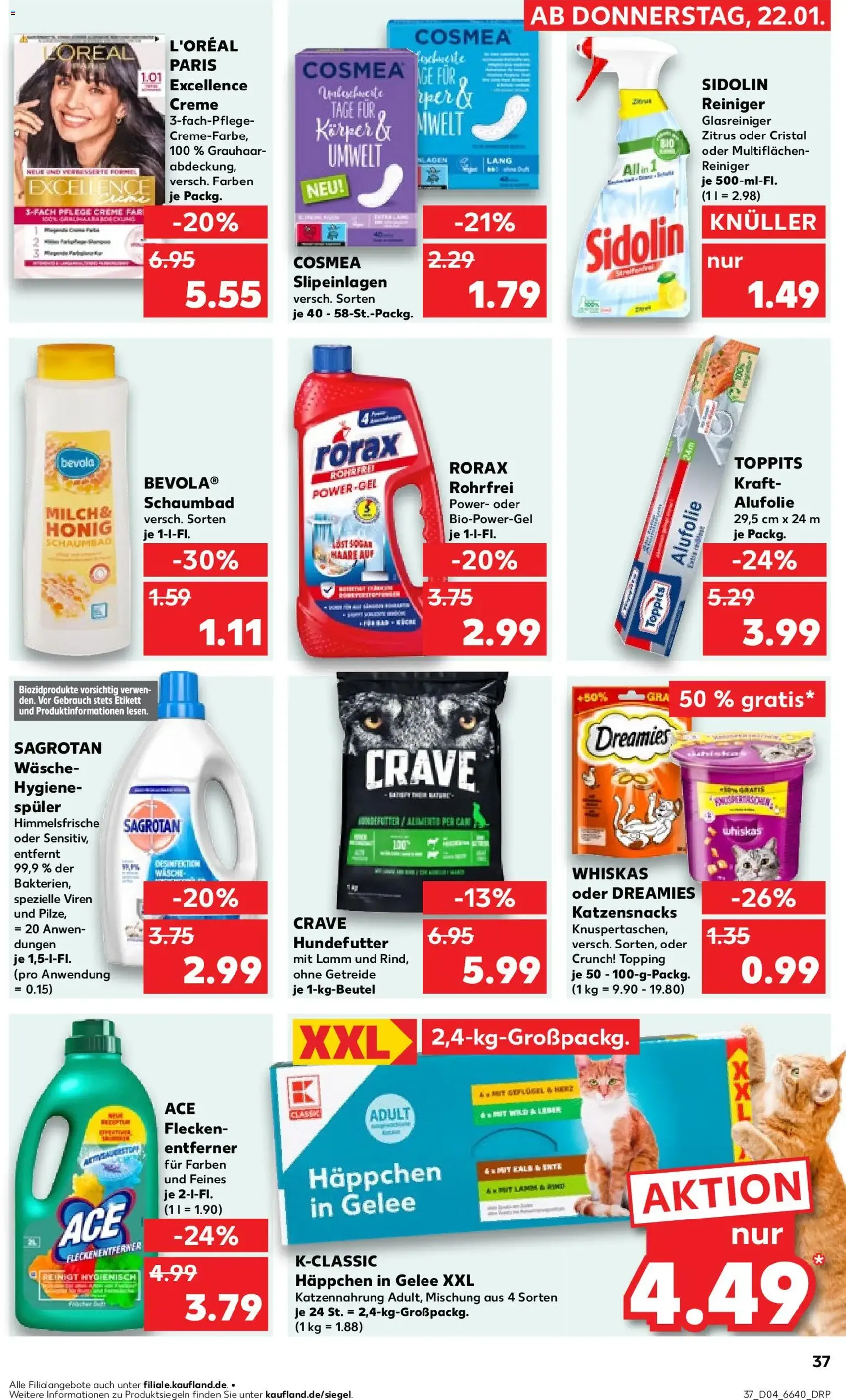 Kaufland Prospekt - Gültiger Prospekt ab 22.01.2026, Seite 37 von insgesamt 59