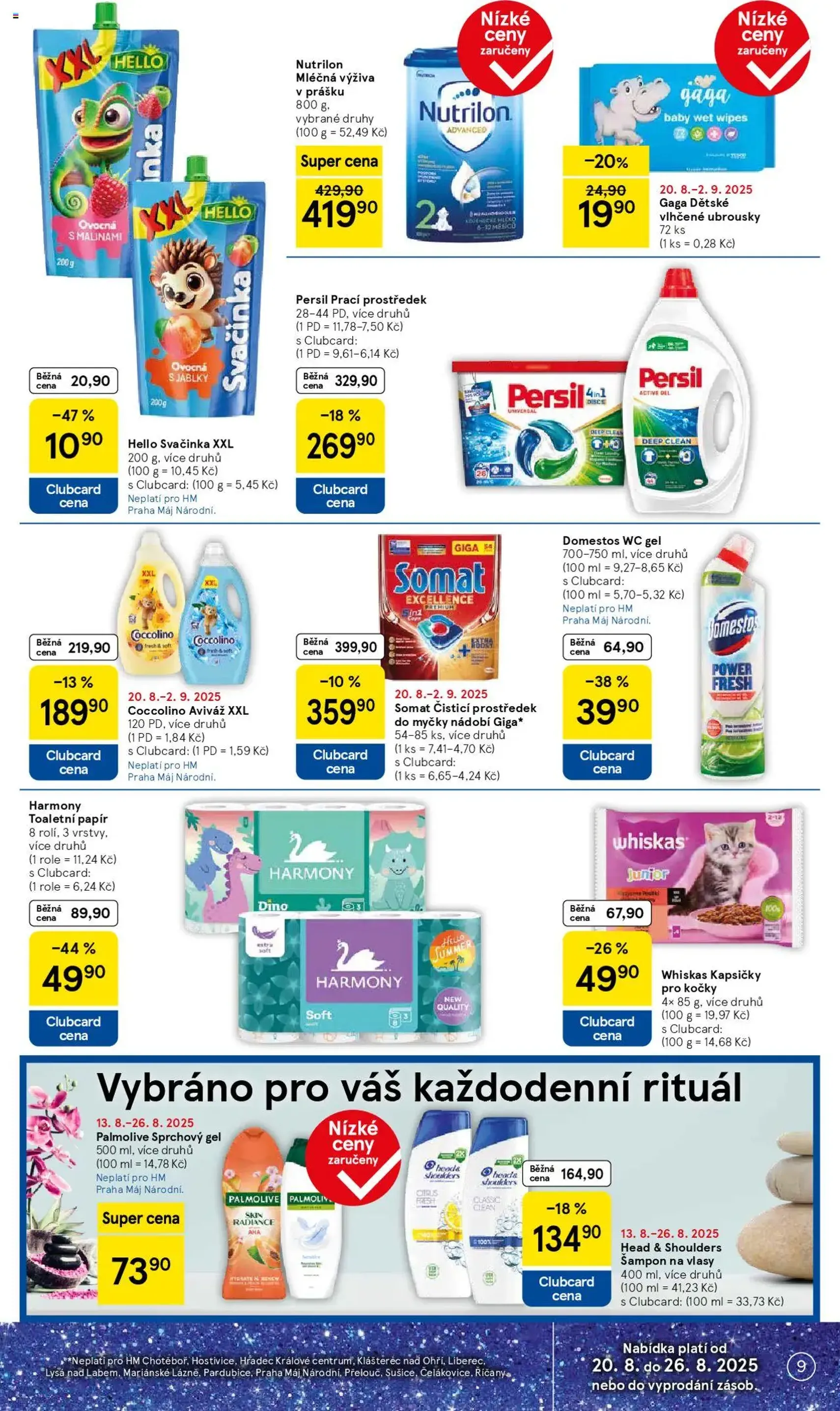 Tesco leták - Hypermarket - platný leták od 20.08.2025 strana 9 z 34 Tesco leták - Hypermarket - platný leták od 20.08.2025 strana 9 z 34