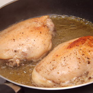 Recipe preview Simple Tender Pan Seared Skillet Chicken Breasts