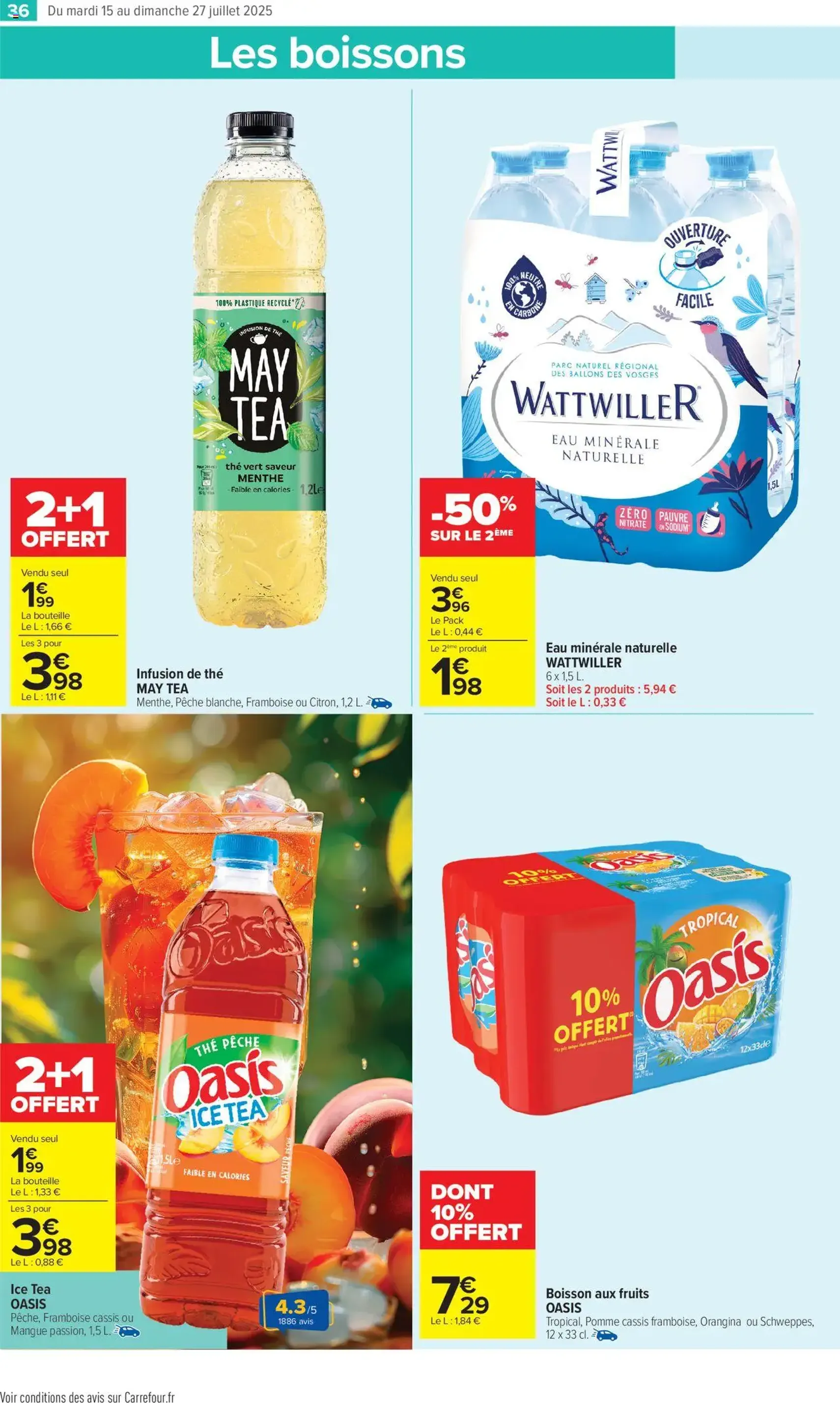 Carrefour Market catalogue semaine 29 - brochure valable à partir du 15/07/2025, page 38 sur 54 Carrefour Market catalogue semaine 29 - brochure valable à partir du 15/07/2025, page 38 sur 54