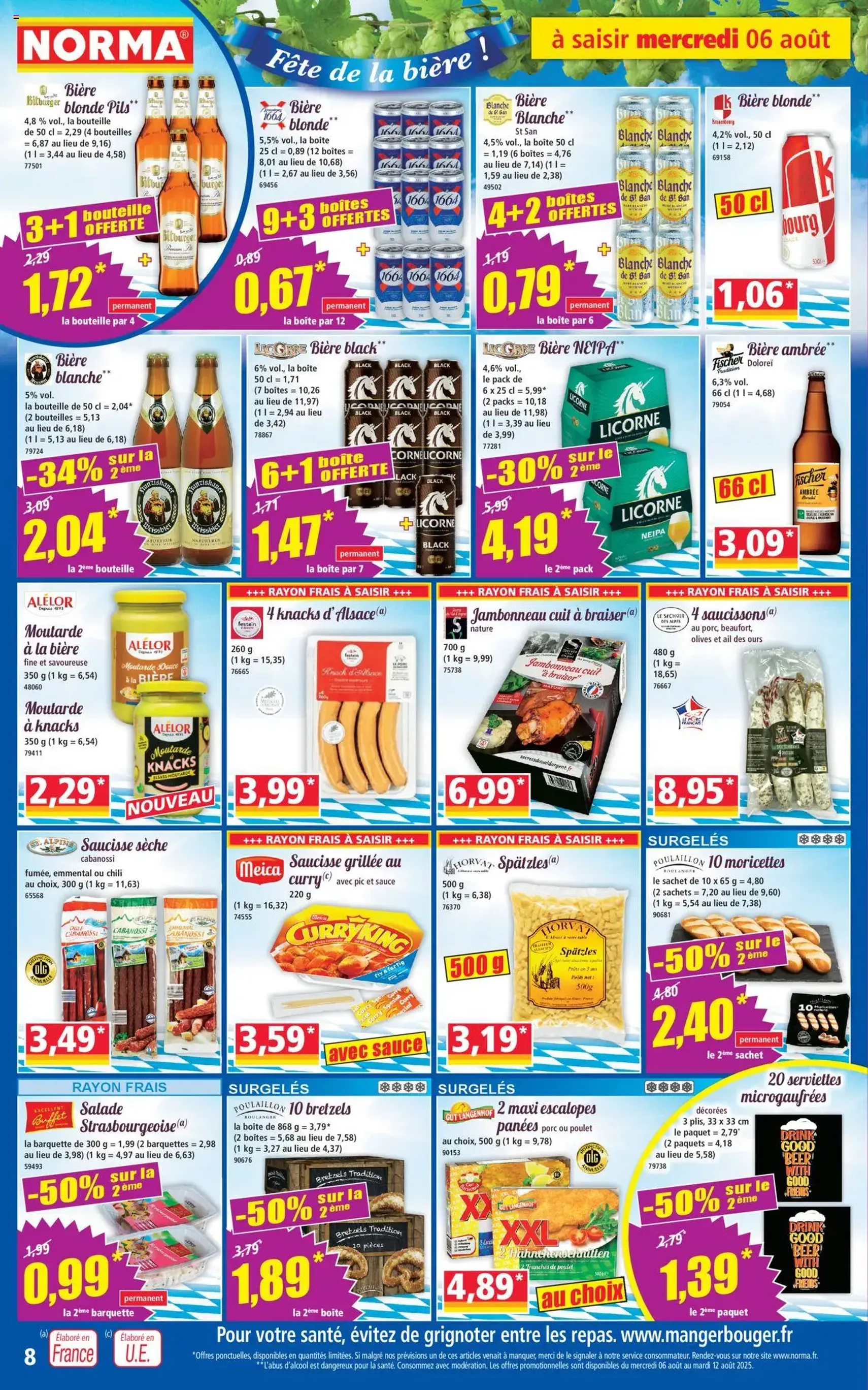Norma catalogue - brochure valable à partir du 06/08/2025, page 8 sur 12 Norma catalogue - brochure valable à partir du 06/08/2025, page 8 sur 12