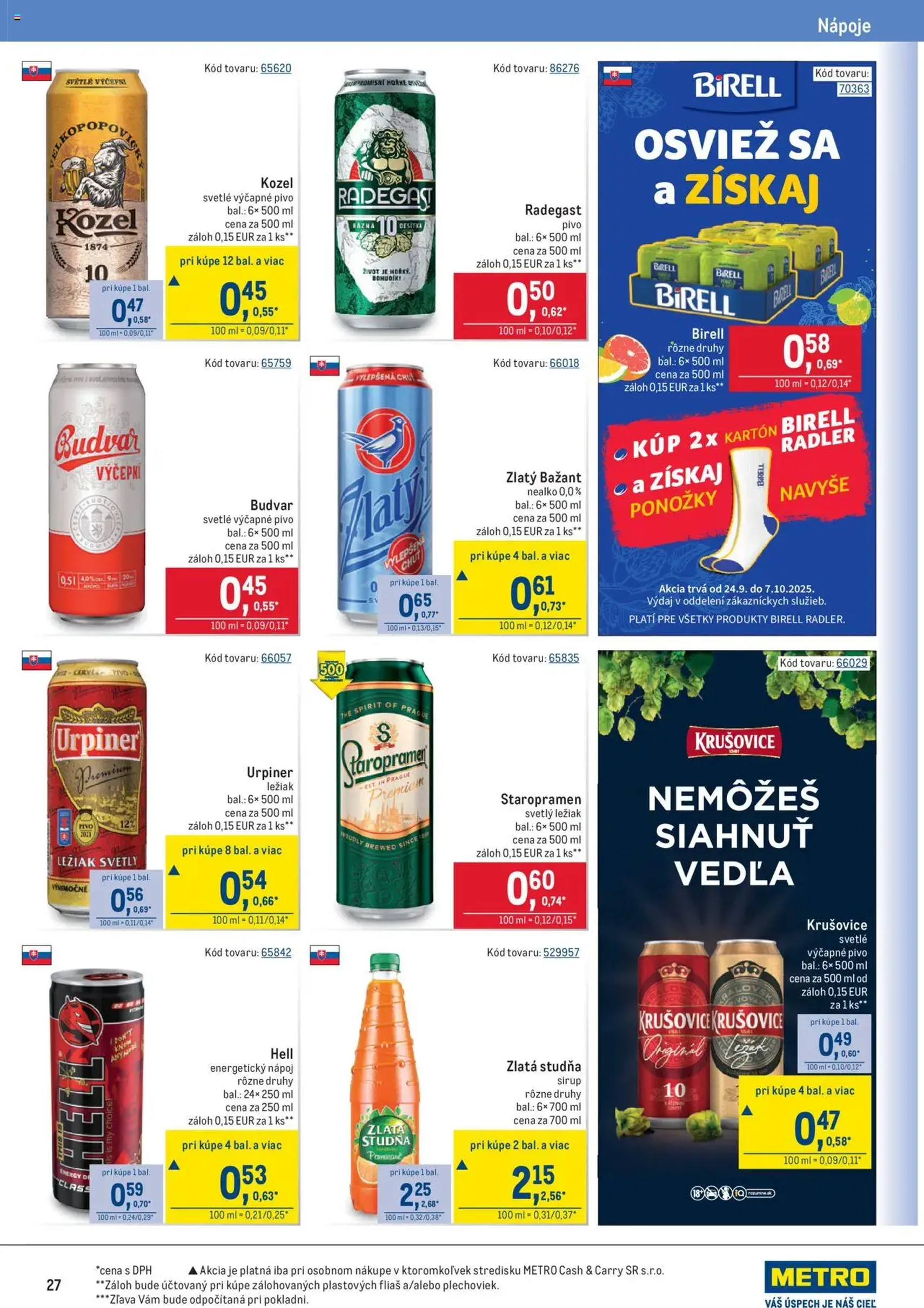 Metro Maloobchod - platný leták od 24.09.2025 strana 27 z 40