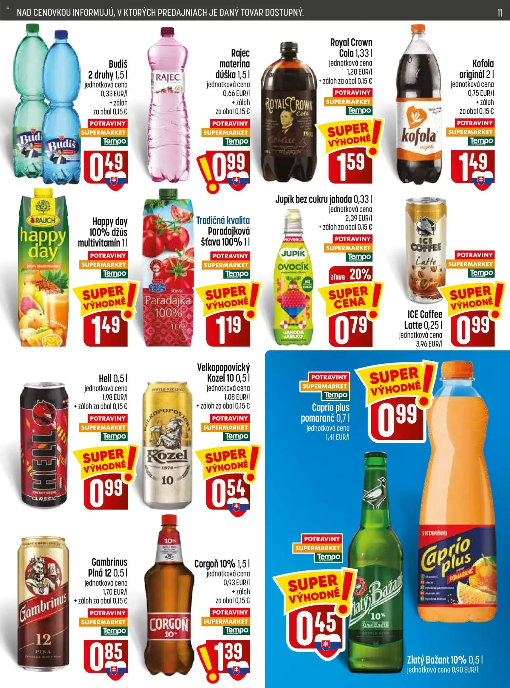 COOP Jednota leták - platný leták od 06.08.2026 strana 11 z 28
