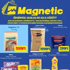 Magnetic Akciós újság - szórólap előnézete érvényes 2026.01.05. -tól