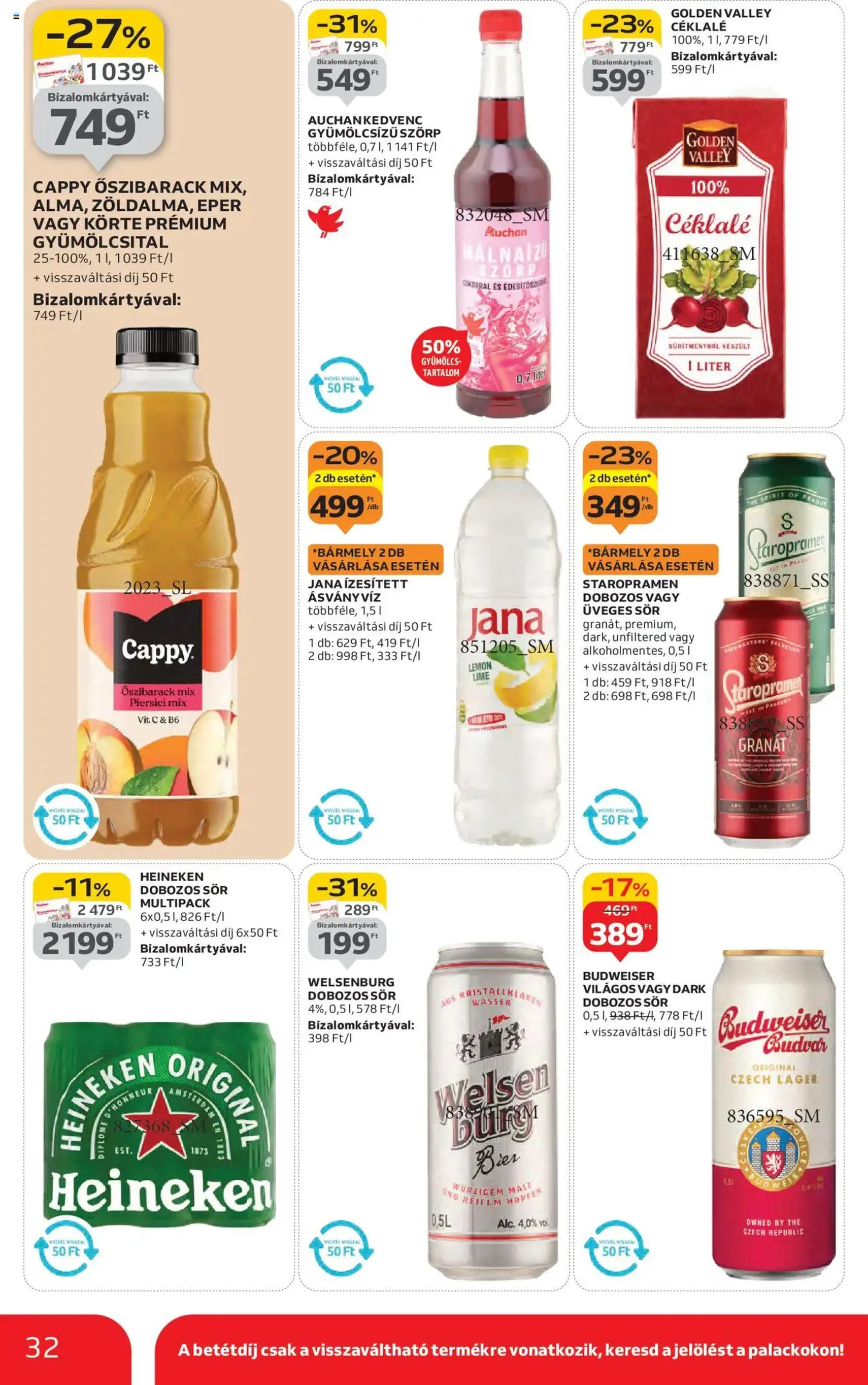 Auchan Akciós újság - 2025.10.16. érvényes szórólap 32 oldal 54 oldalból Auchan Akciós újság - 2025.10.16. érvényes szórólap 32 oldal 54 oldalból
