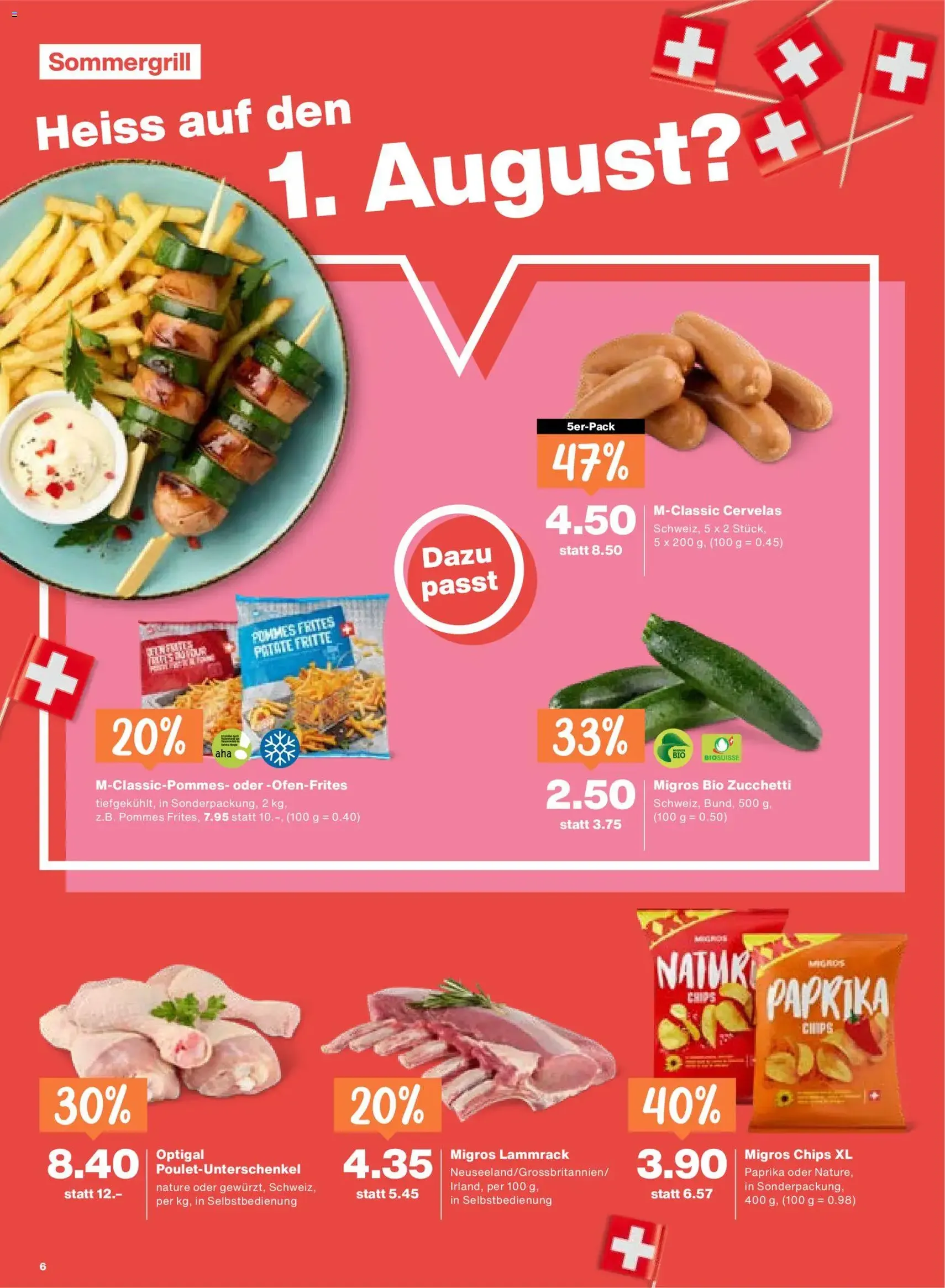 Migros aktionen - Gültiger Prospekt ab 23.07.2026, Seite 6 von insgesamt 20