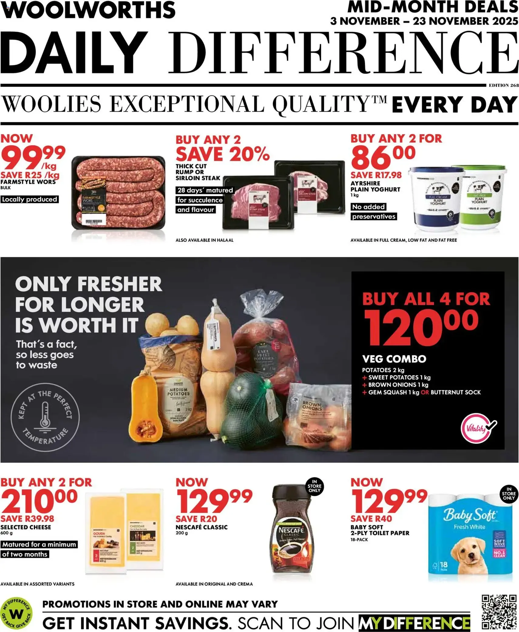 Woolworths Specials - valid flyer from 03/11/2025, page 1 of 8