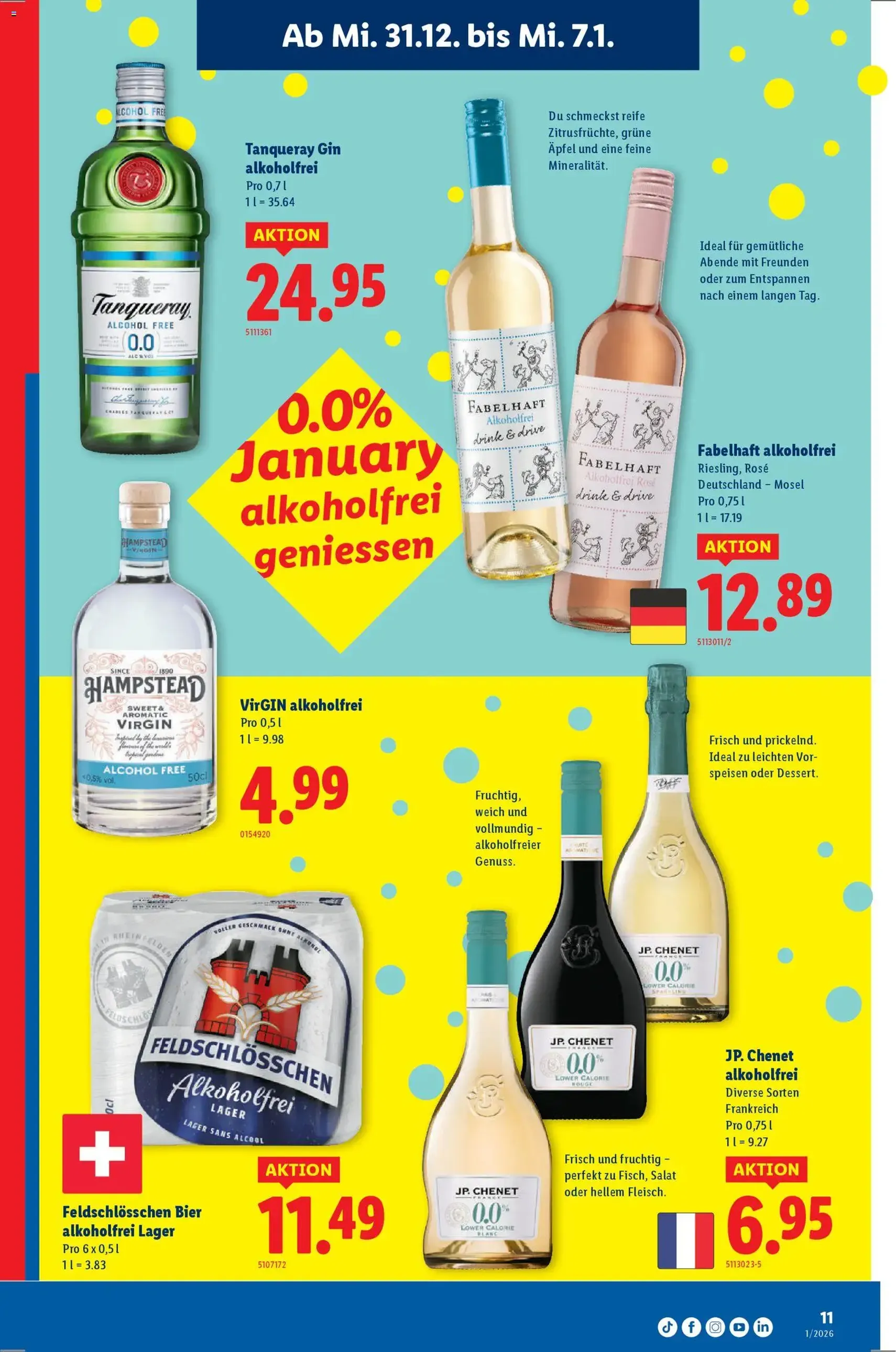 Lidl Aktionen - Gültiger Prospekt ab 31.12.2025, Seite 11 von insgesamt 32