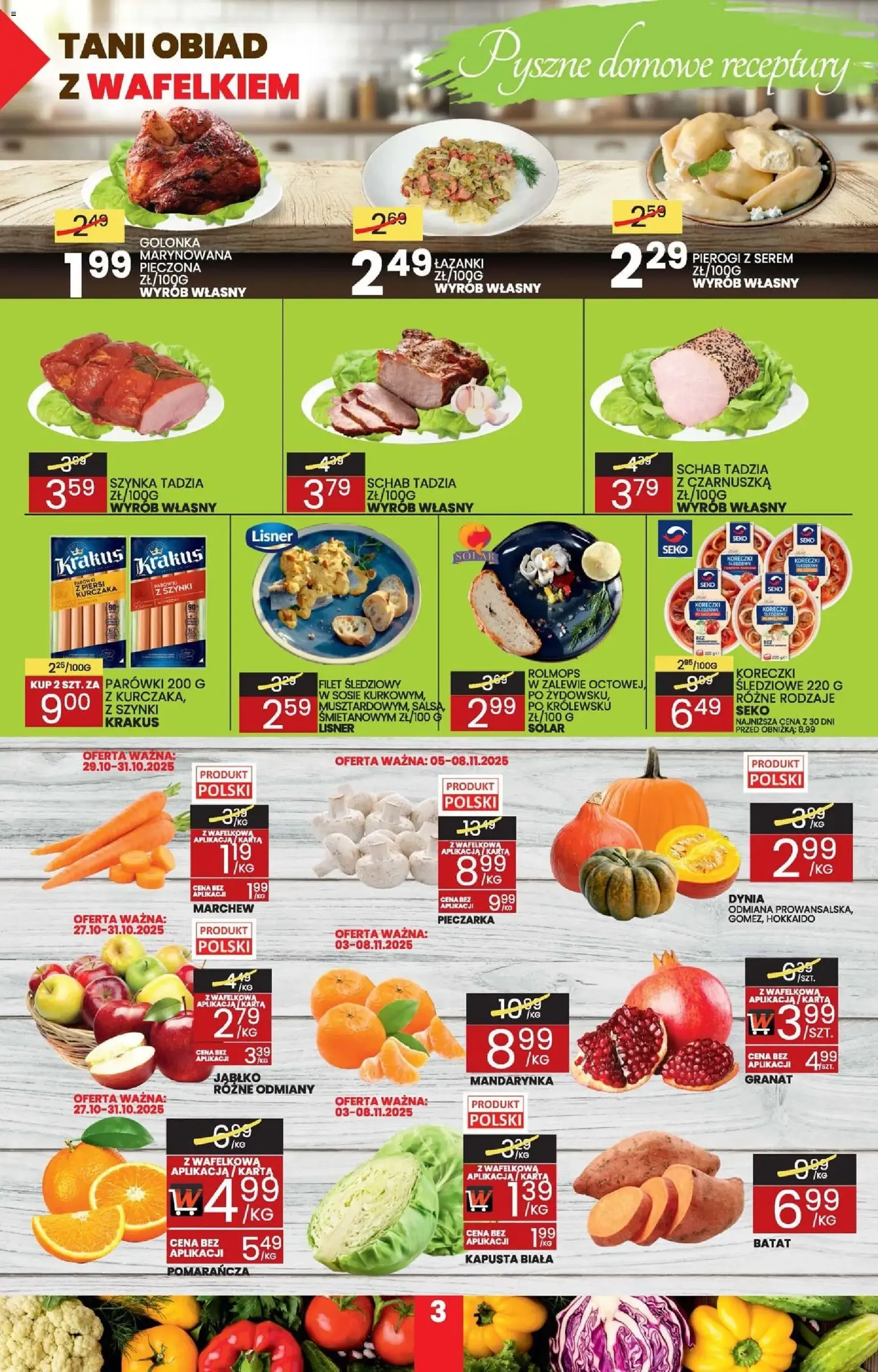 Wafelek Gazetka - ważny gazetka od 27.10.2025 strona 3 z 8 Wafelek Gazetka - ważny gazetka od 27.10.2025 strona 3 z 8