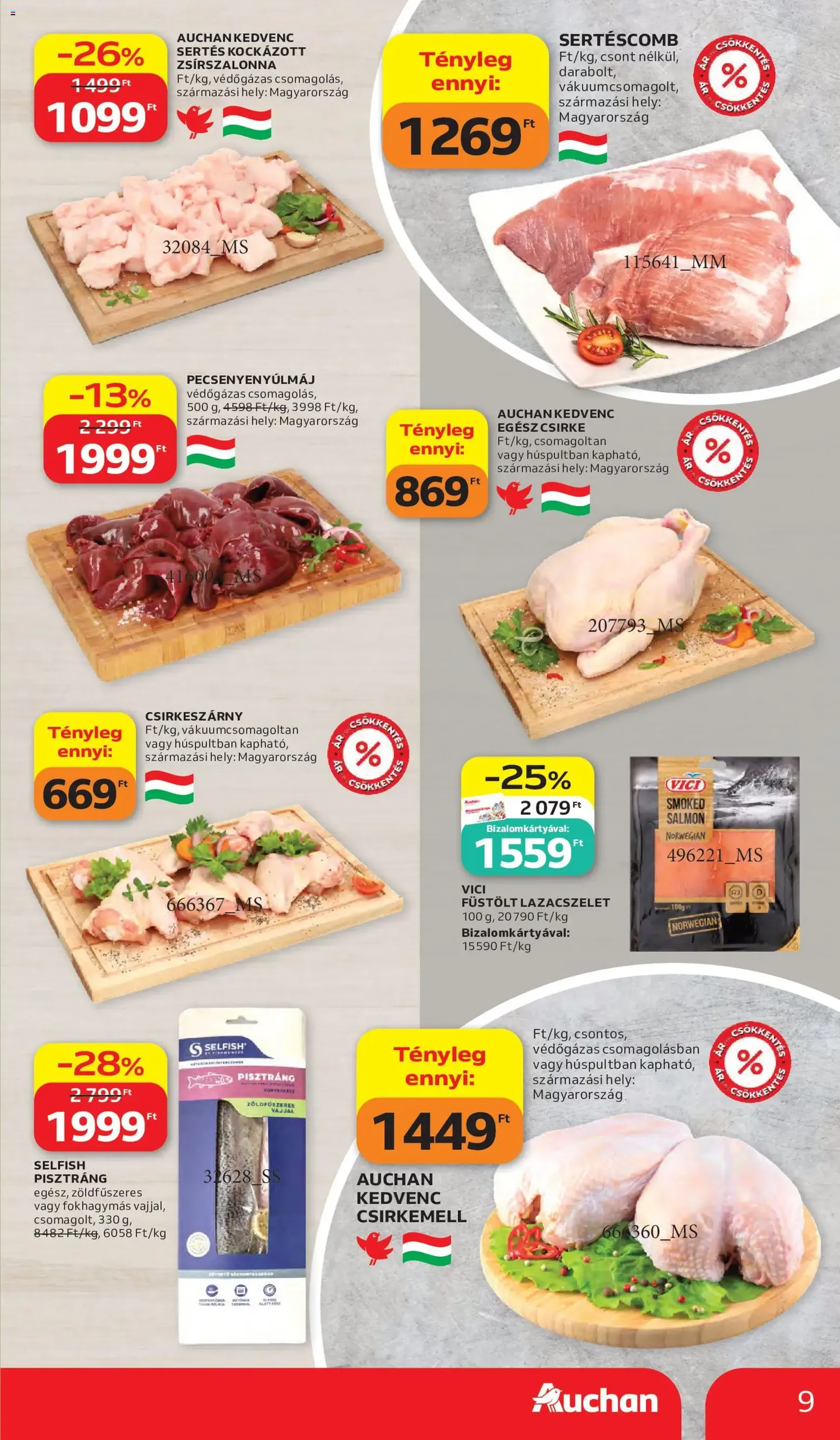 Auchan akciós újság - 2026.05.28. érvényes szórólap 9 oldal 58 oldalból