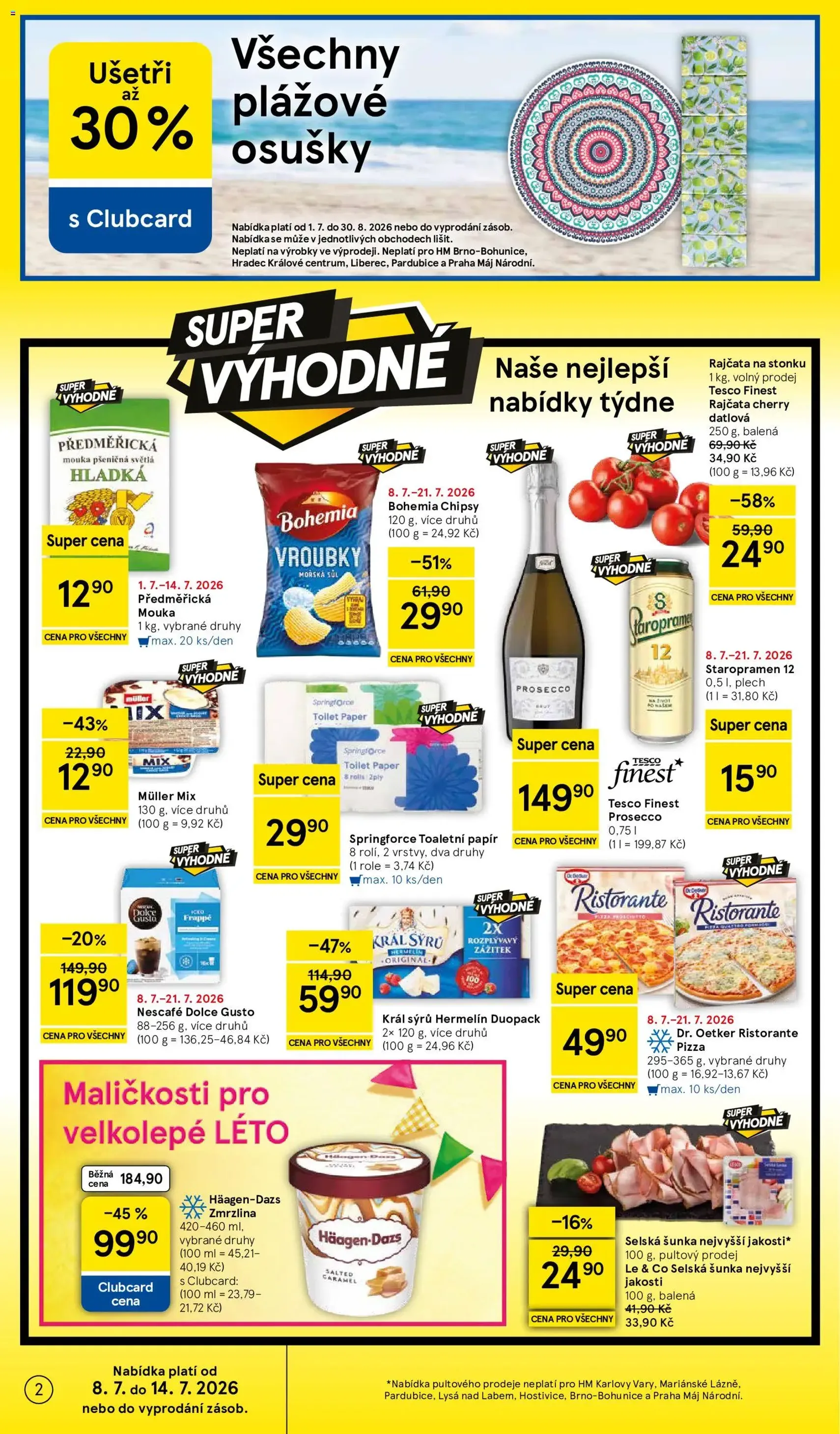Tesco leták - Hypermarket - platný leták od 08.07.2026 strana 2 z 36