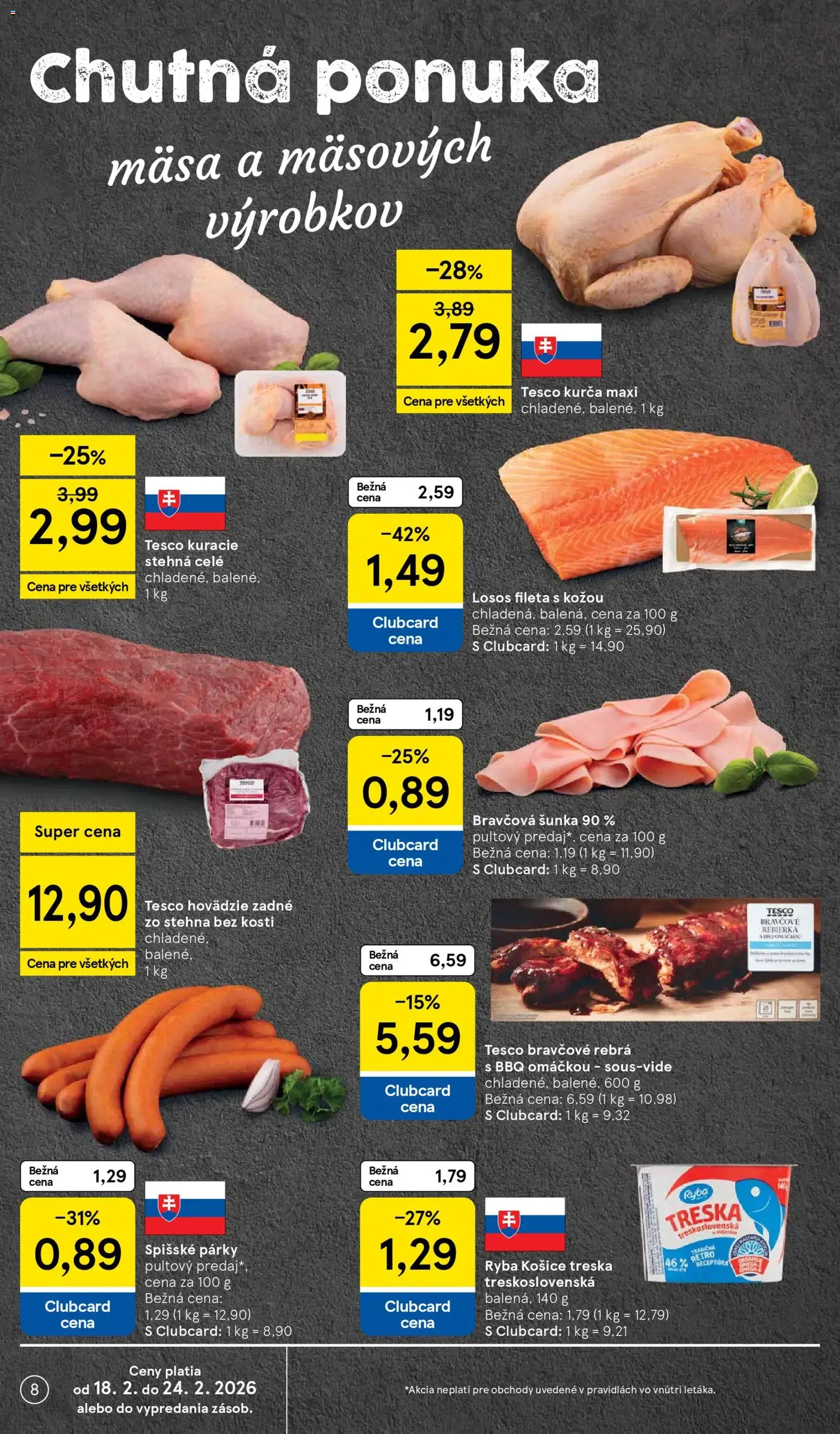Tesco Hypermarket - leták - platný leták od 18.02.2026 strana 8 z 38