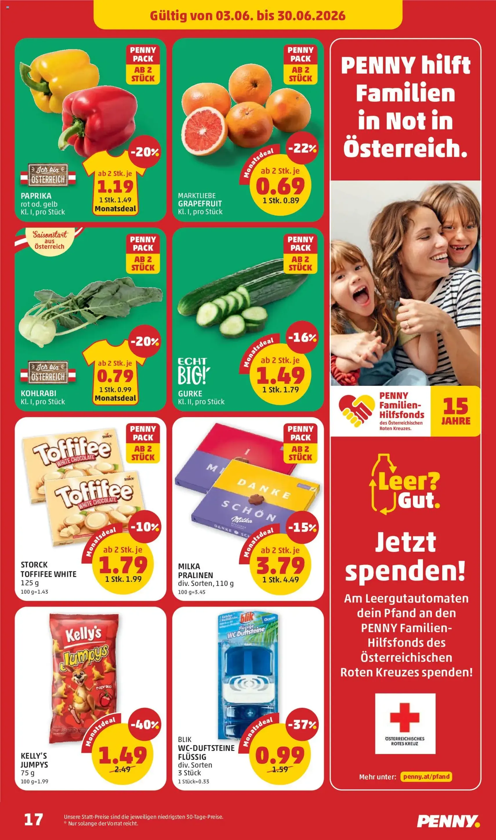 Penny Markt - Flugblatt - Gültiger Prospekt ab 03.06.2026, Seite 17 von insgesamt 32