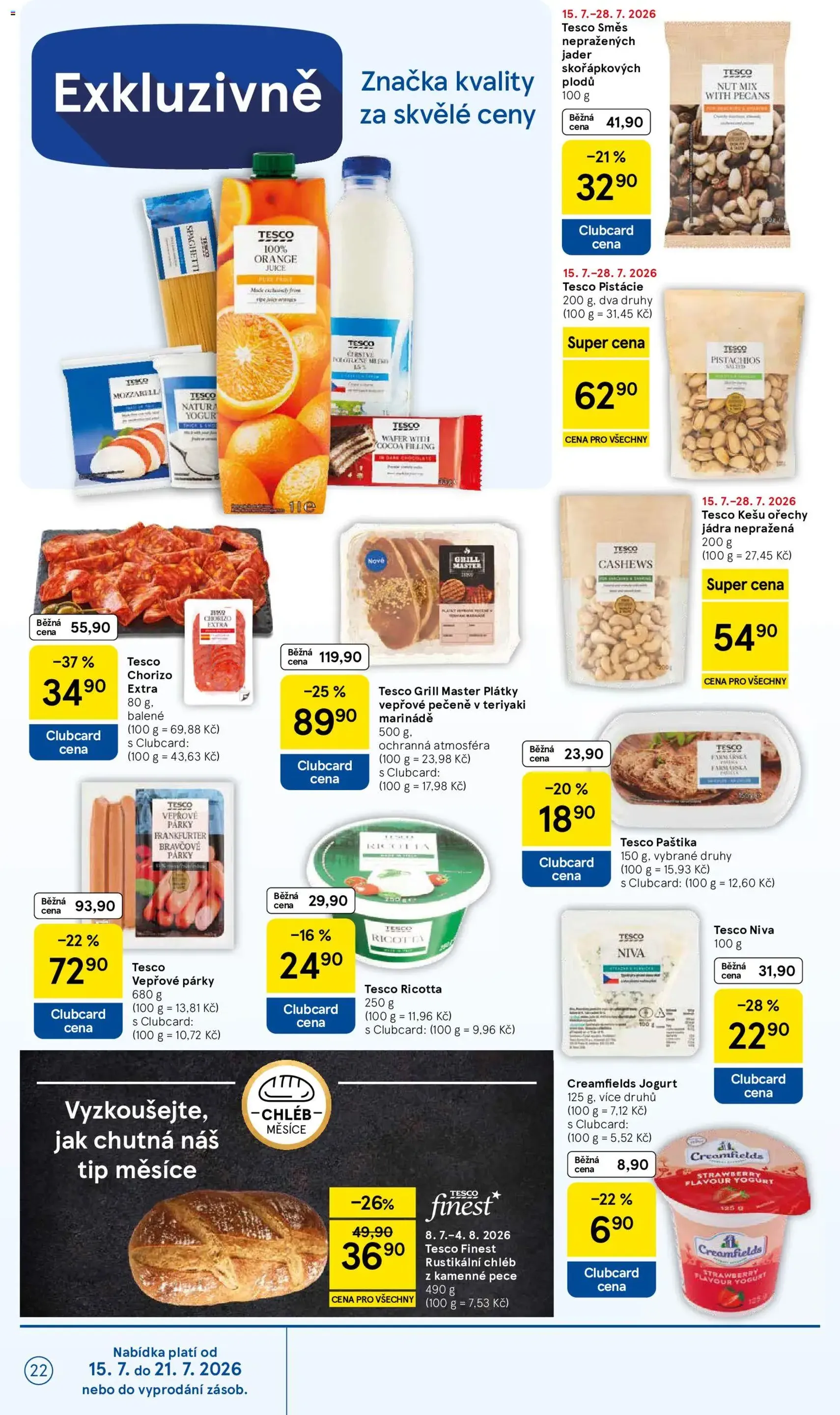 Tesco leták - Hypermarket - platný leták od 15.07.2026 strana 22 z 36