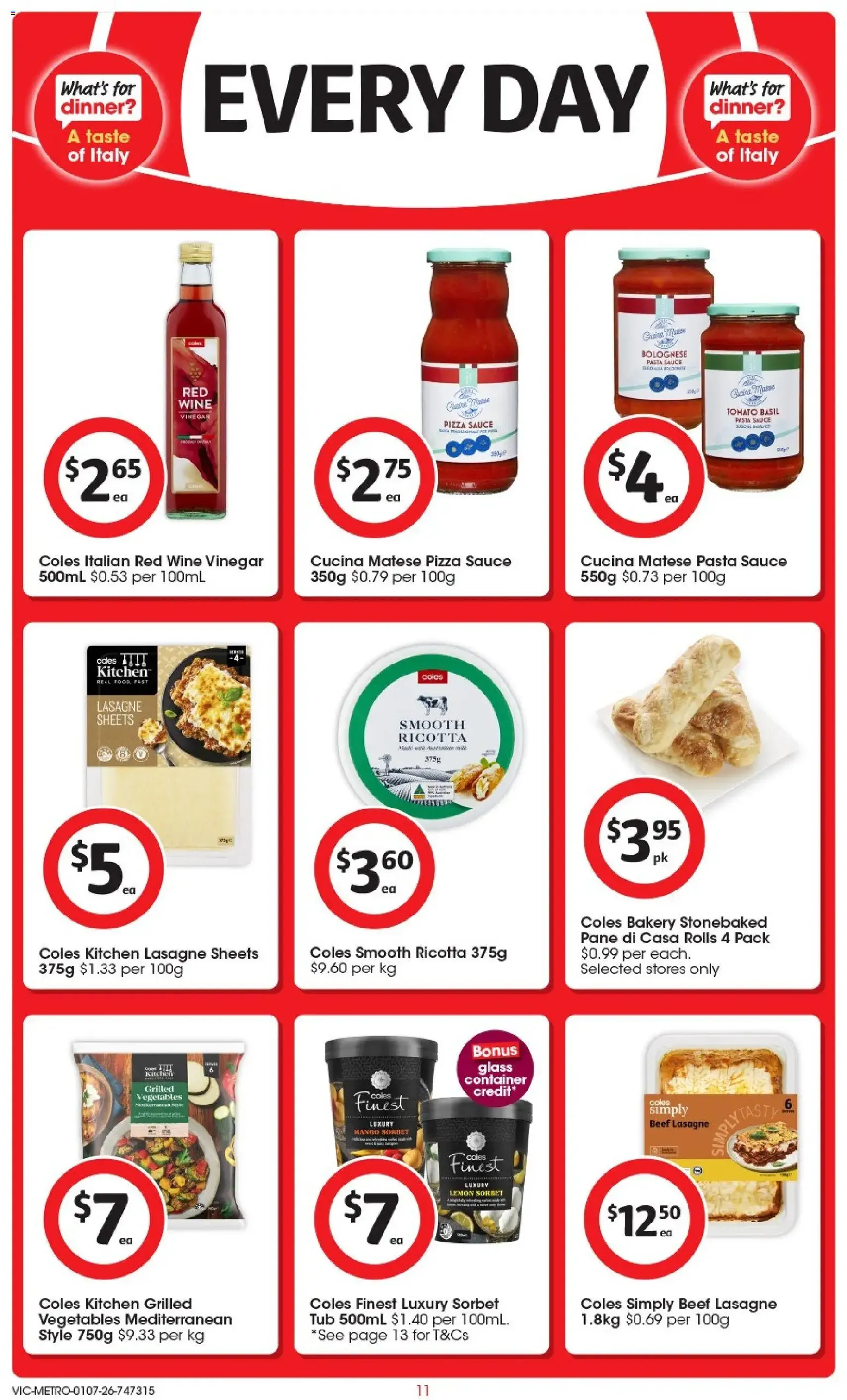 Coles catalogue - valid flyer from 01/07/2026, page 11 of 46
