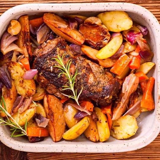 Anteprima ricetta Abbacchio al forno con verdure