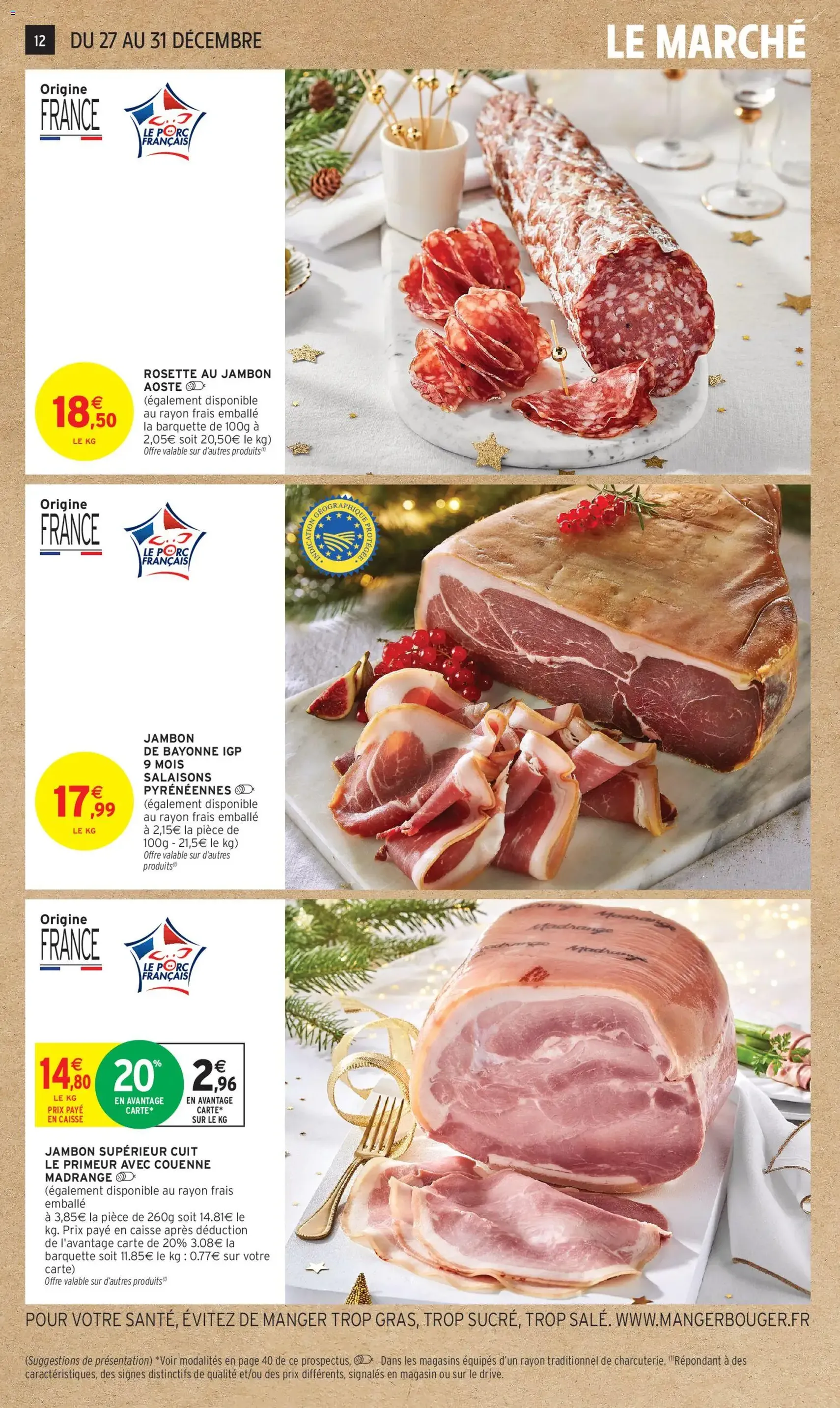 Intermarché catalogue semaine 52 - brochure valable à partir du 23/12/2025, page 12 sur 44