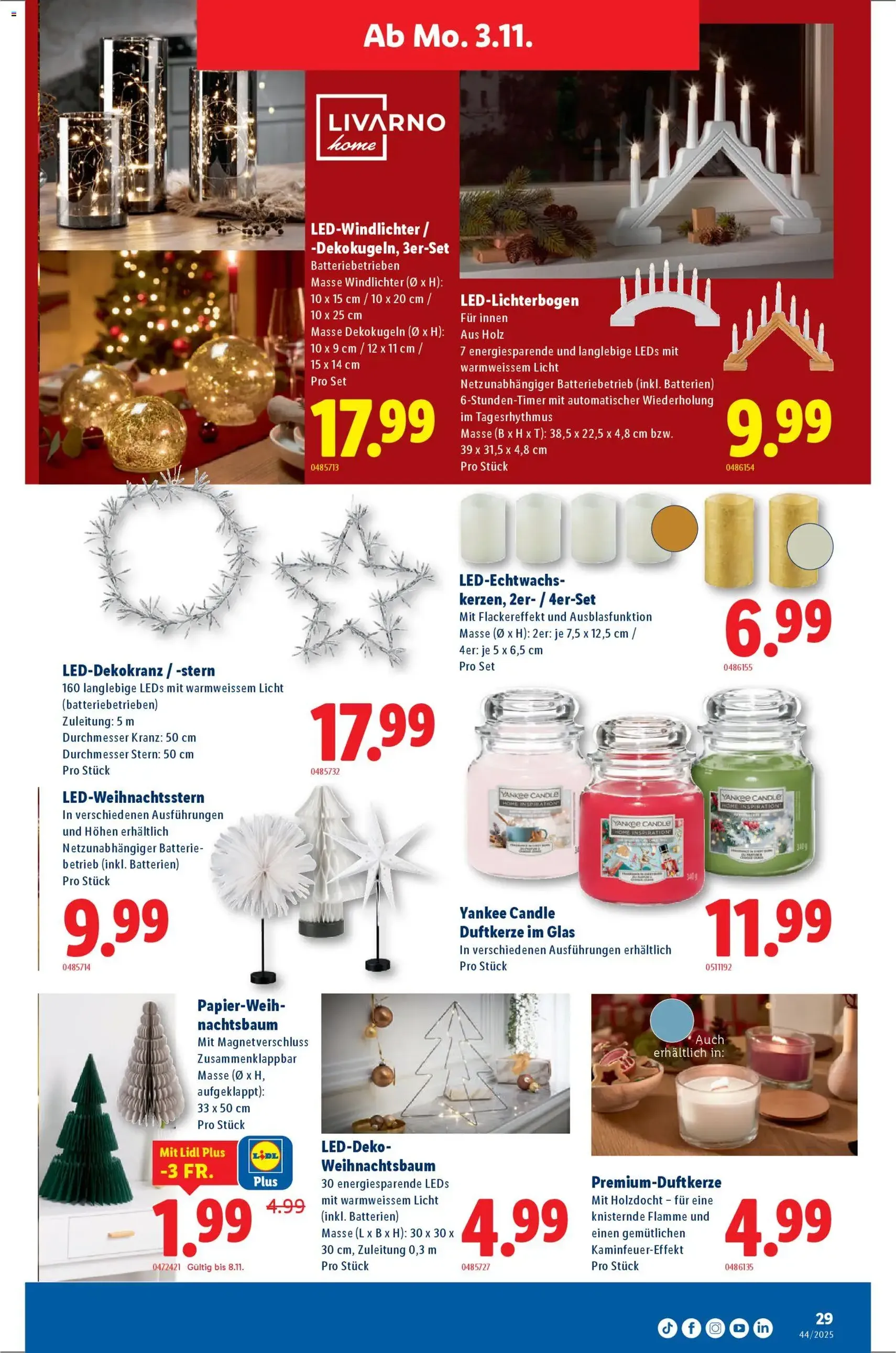 Lidl Aktionen - Gültiger Prospekt ab 30.10.2025, Seite 29 von insgesamt 32 Lidl Aktionen - Gültiger Prospekt ab 30.10.2025, Seite 29 von insgesamt 32