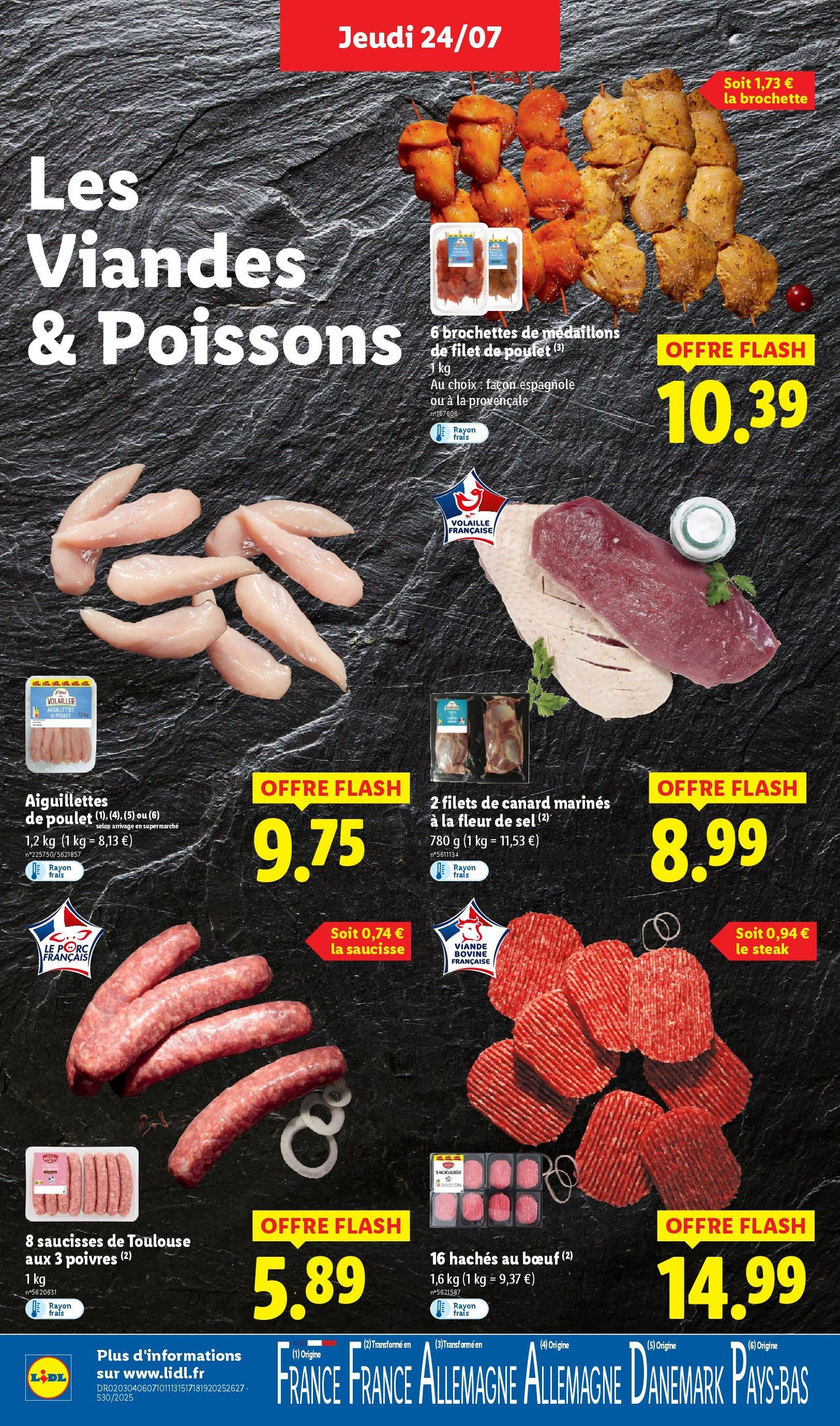 LIDL catalogue semaine 29 - brochure valable à partir du 24/07/2025, page 6 sur 73 LIDL catalogue semaine 29 - brochure valable à partir du 24/07/2025, page 6 sur 73