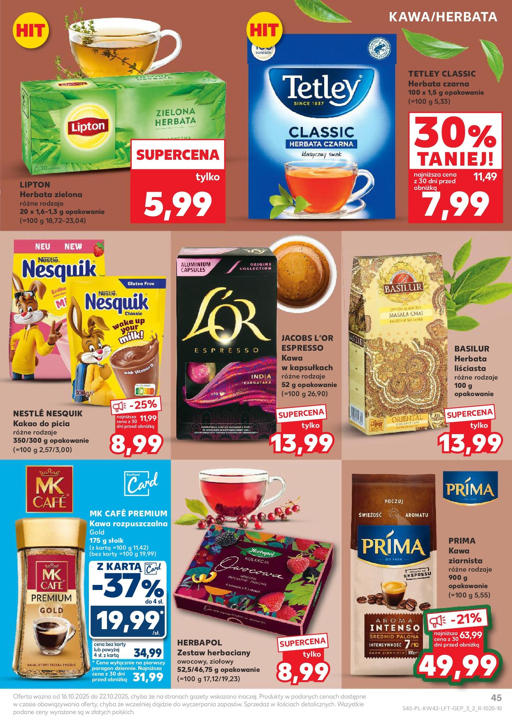 Kaufland gazetka - ważny gazetka od 16.10.2025 strona 45 z 63 Kaufland gazetka - ważny gazetka od 16.10.2025 strona 45 z 63