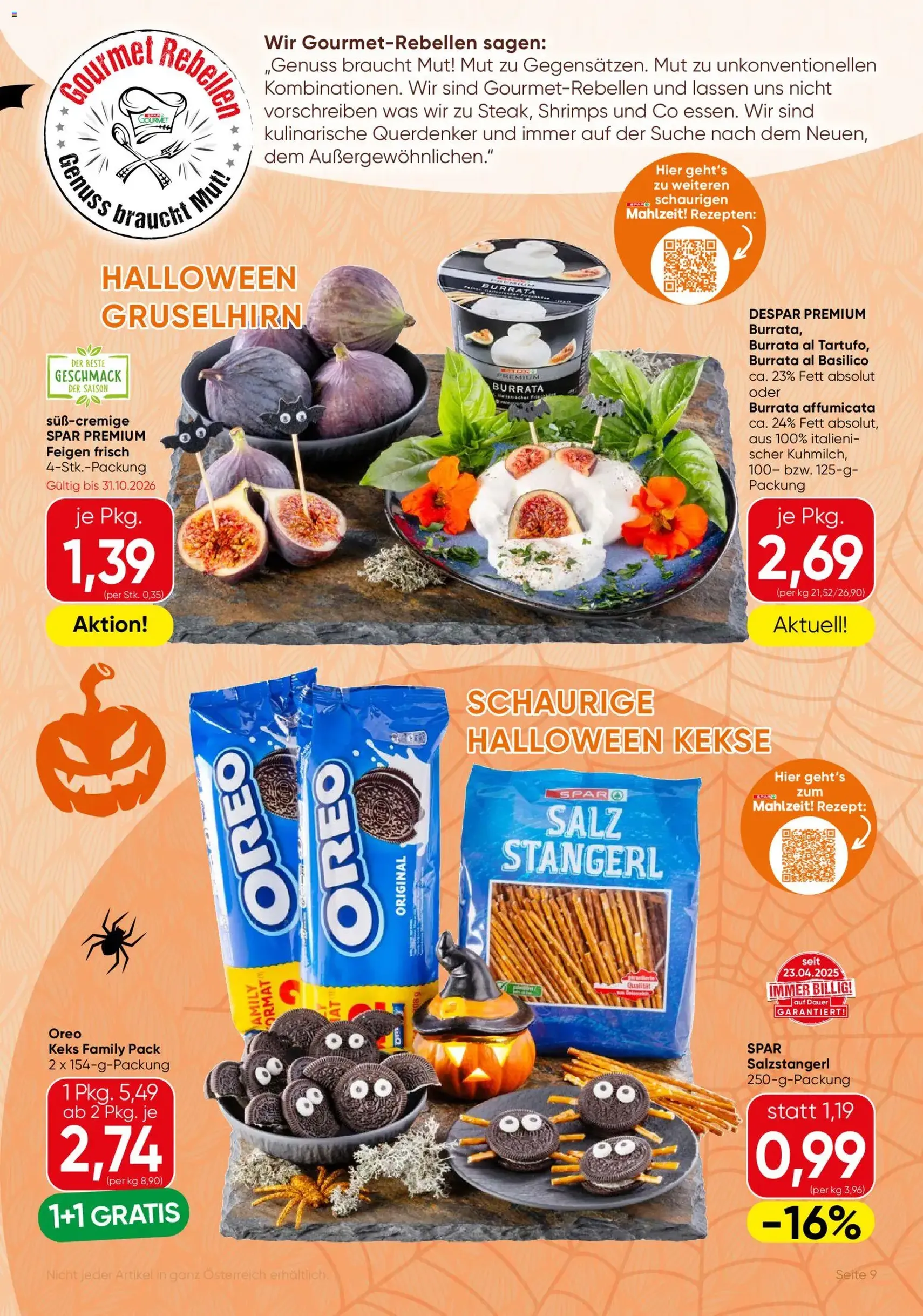 SPAR Gourmet Flugblatt - Gültiger Prospekt ab 22.10.2026, Seite 9 von insgesamt 12