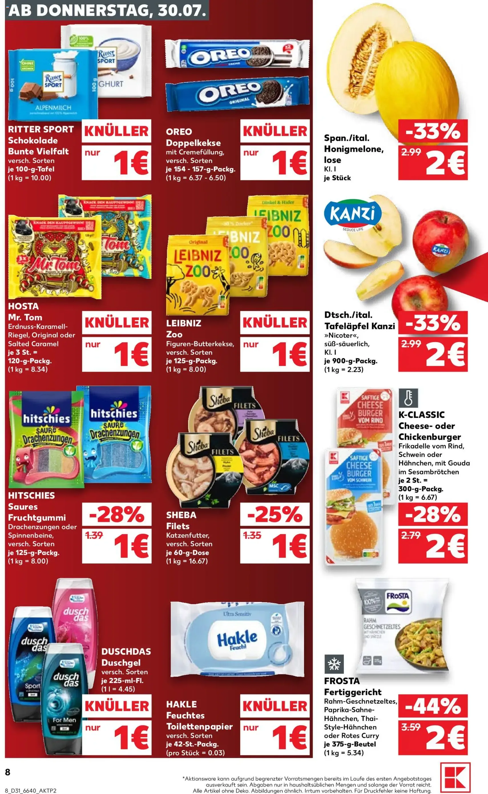Kaufland Prospekt - Gültiger Prospekt ab 30.07.2026, Seite 8 von insgesamt 66
